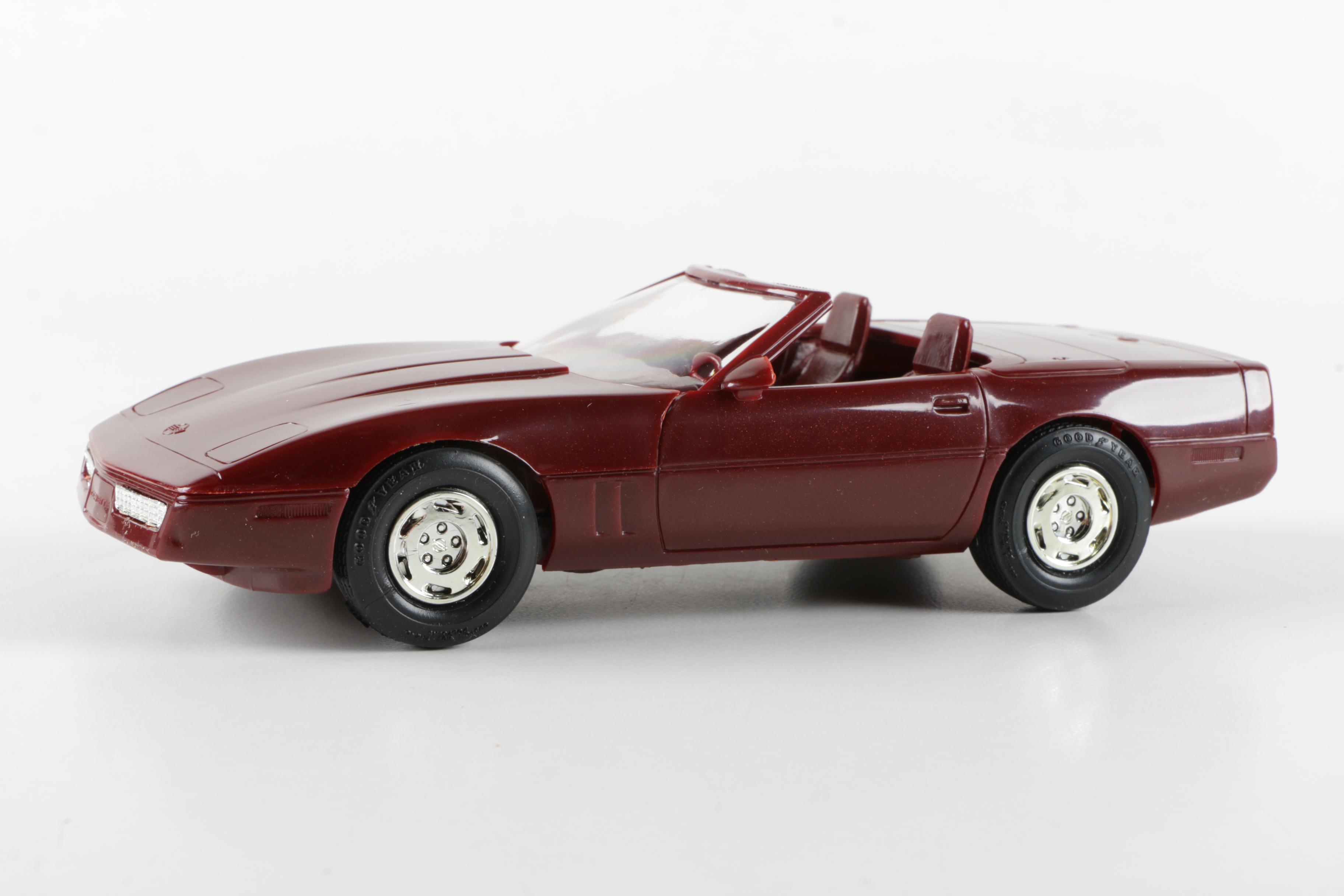 Collection of 1980s Corvette Promotional Car Models