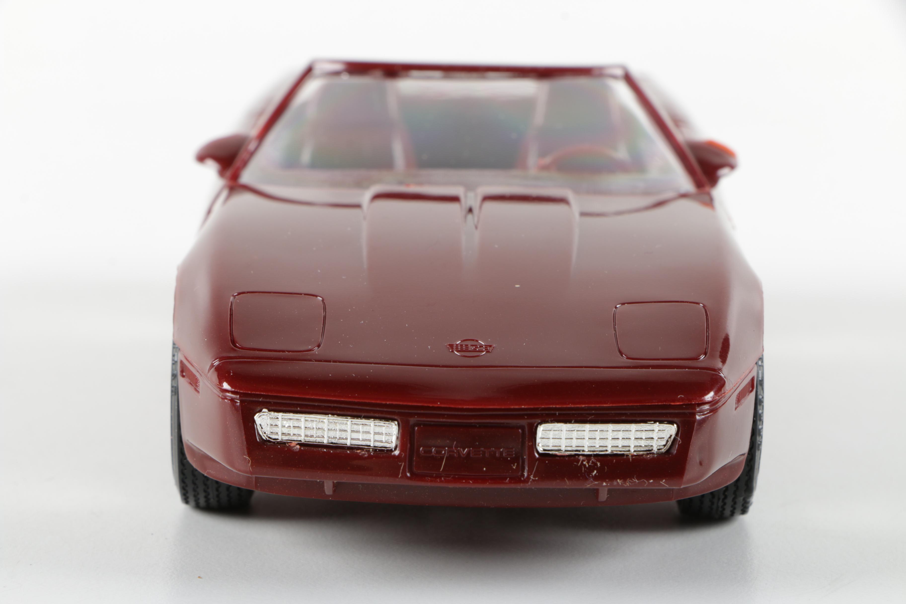 Collection of 1980s Corvette Promotional Car Models