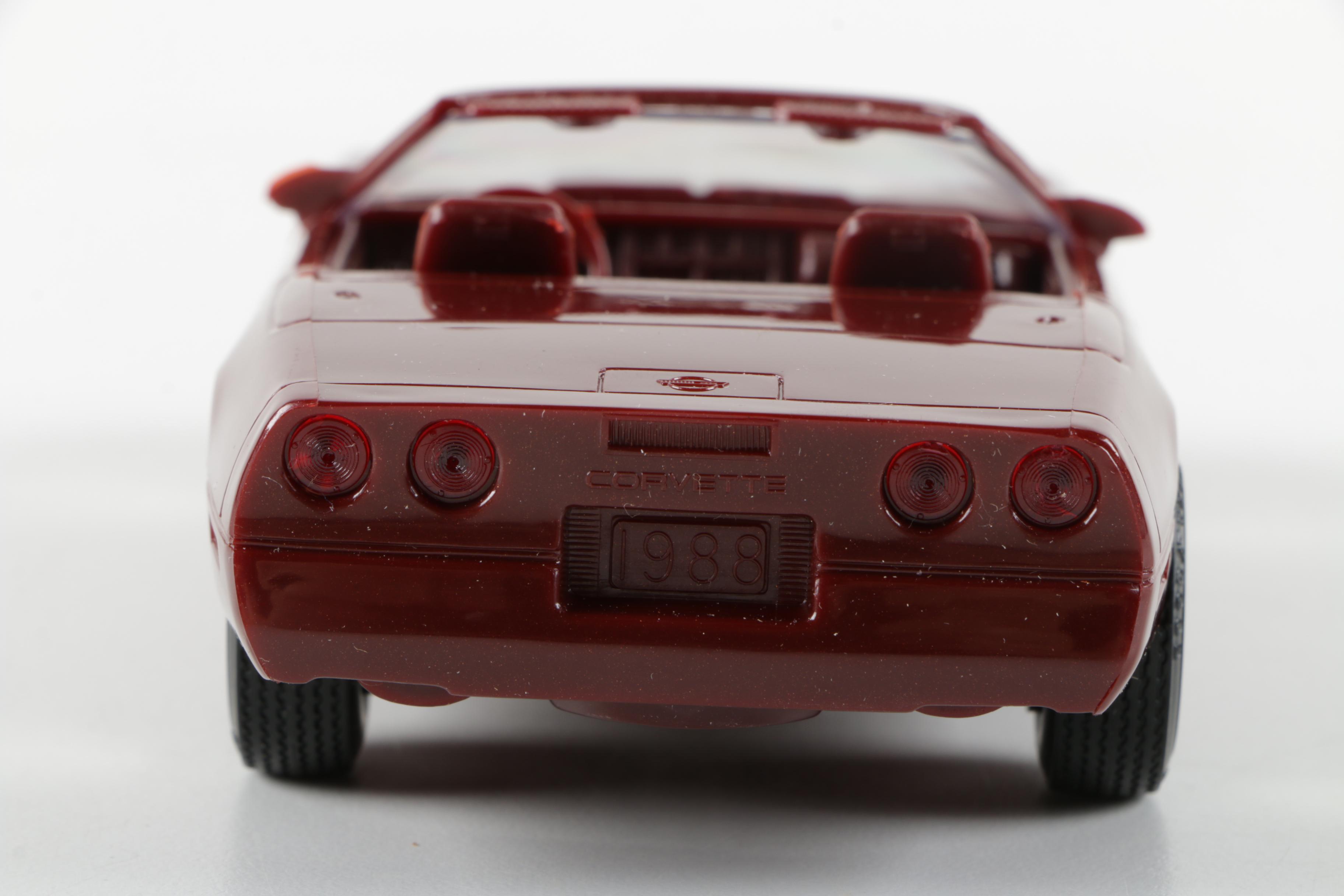 Collection of 1980s Corvette Promotional Car Models