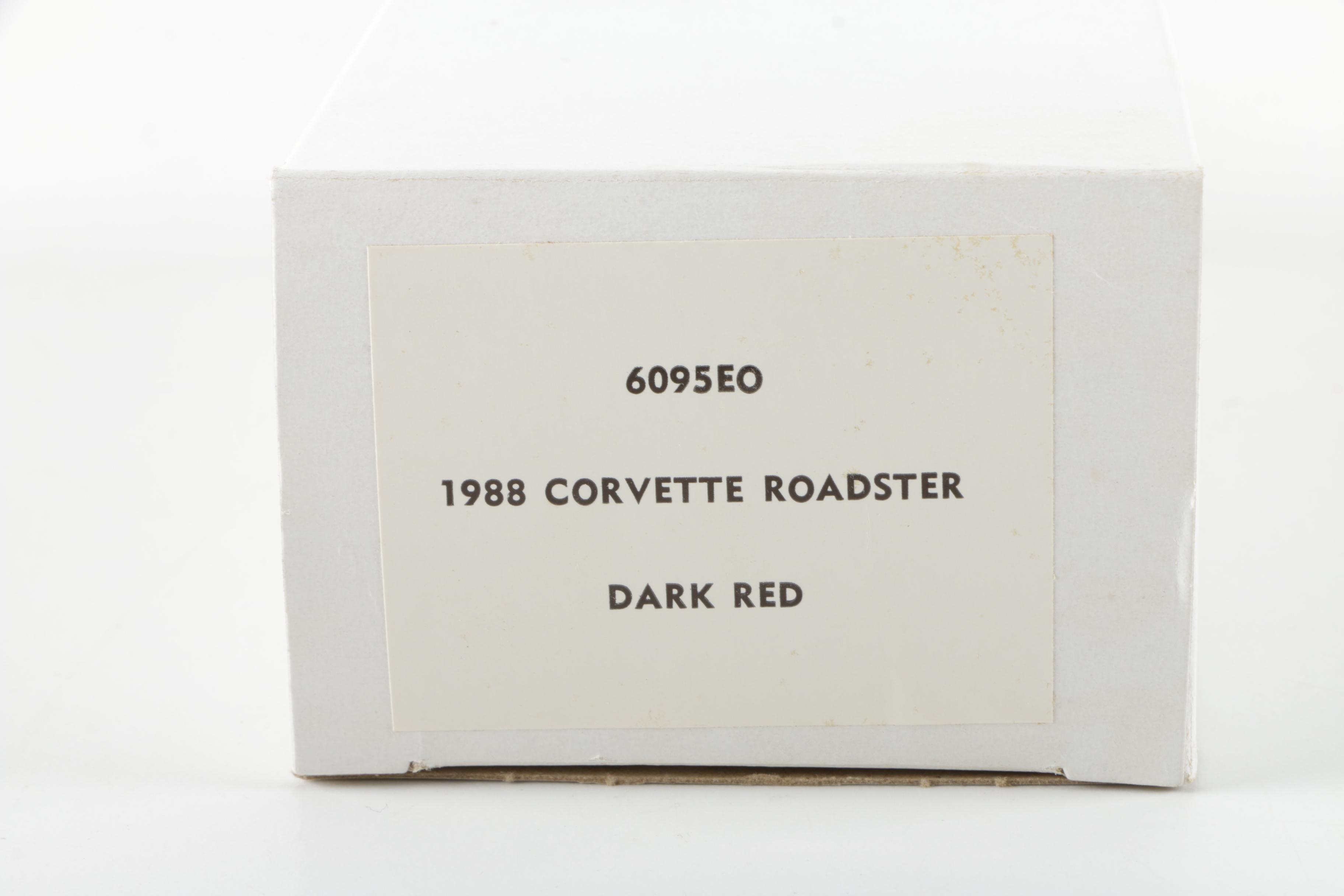 Collection of 1980s Corvette Promotional Car Models