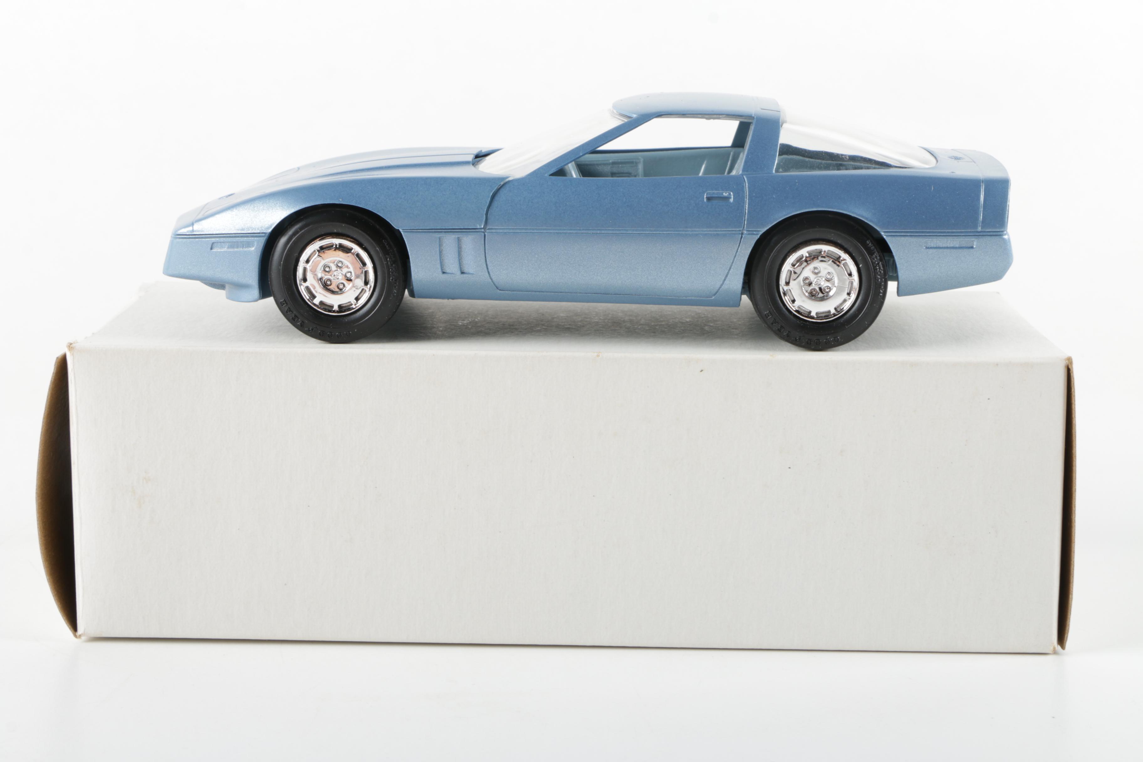 Collection of 1980s Corvette Promotional Car Models