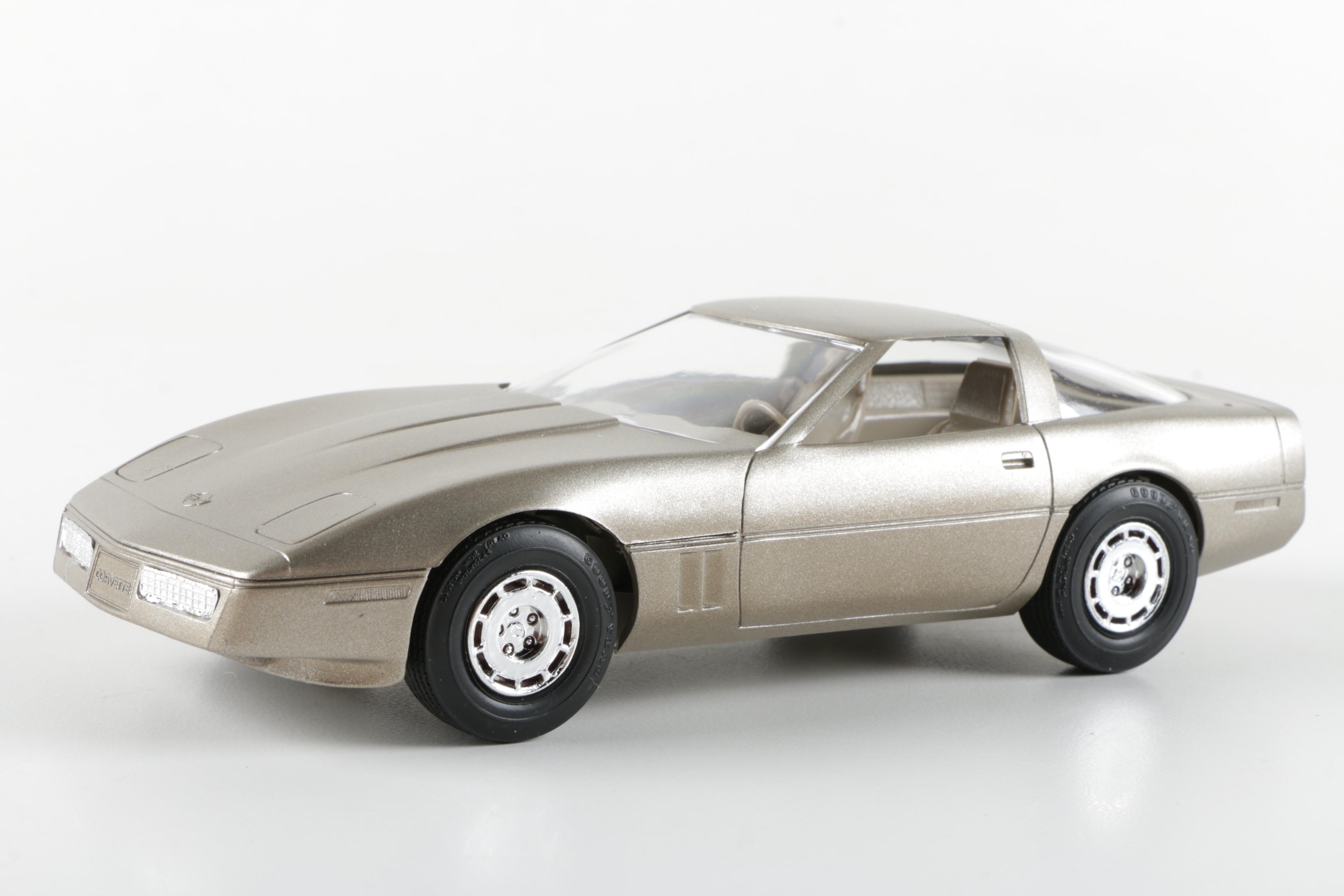Collection of 1980s Corvette Promotional Car Models