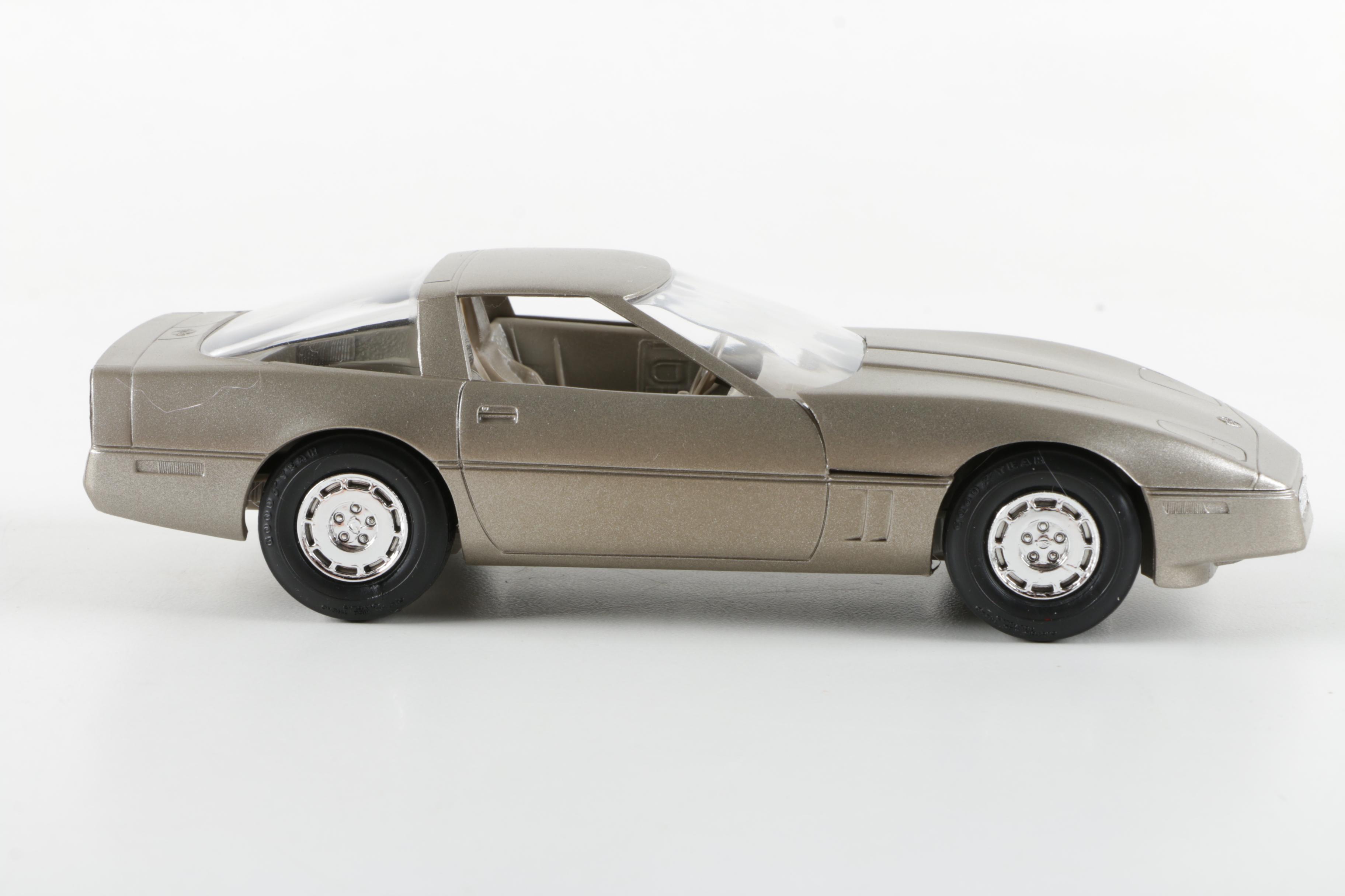 Collection of 1980s Corvette Promotional Car Models
