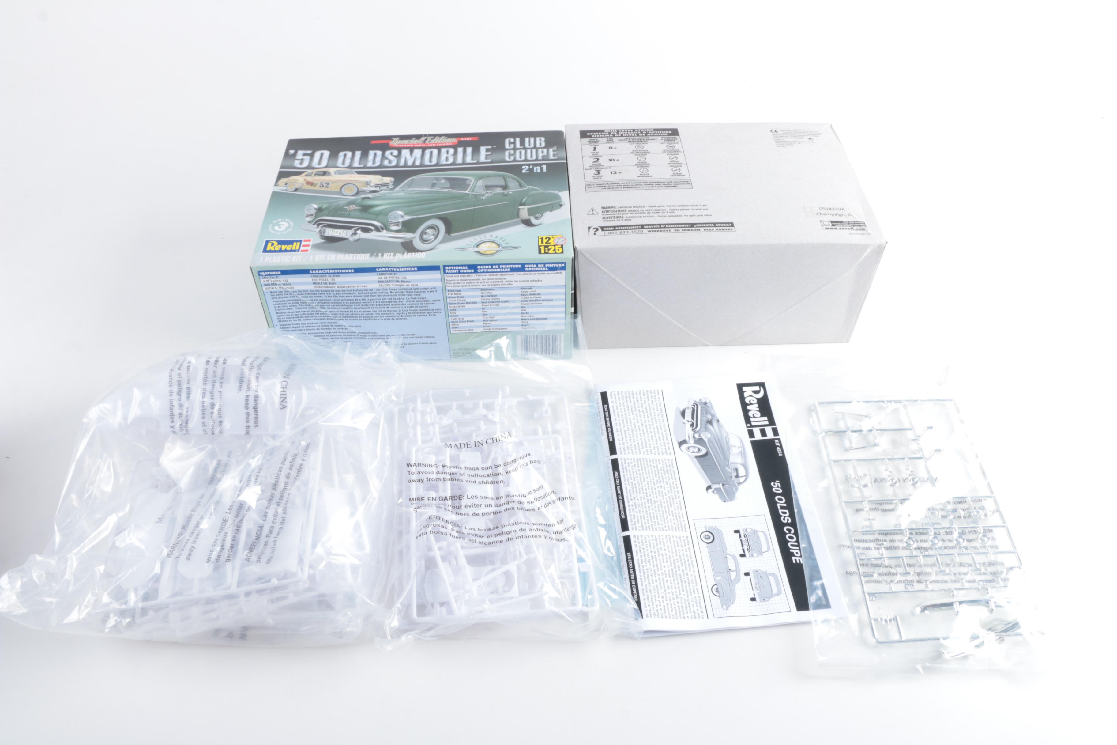 Collection of Ford and Oldsmobile Model Cars