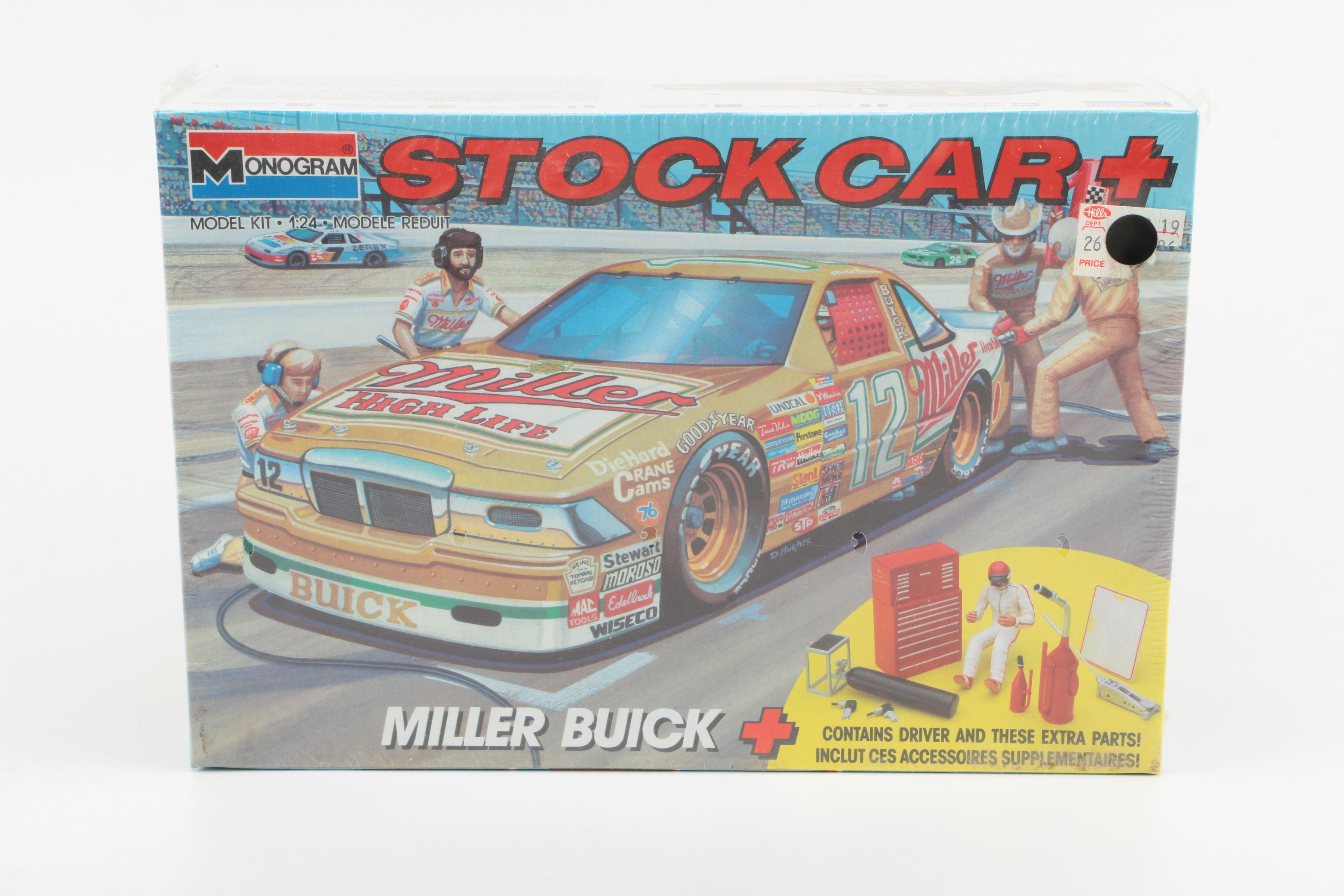 AMT ERTL and Monogram Racing Car Model Kits