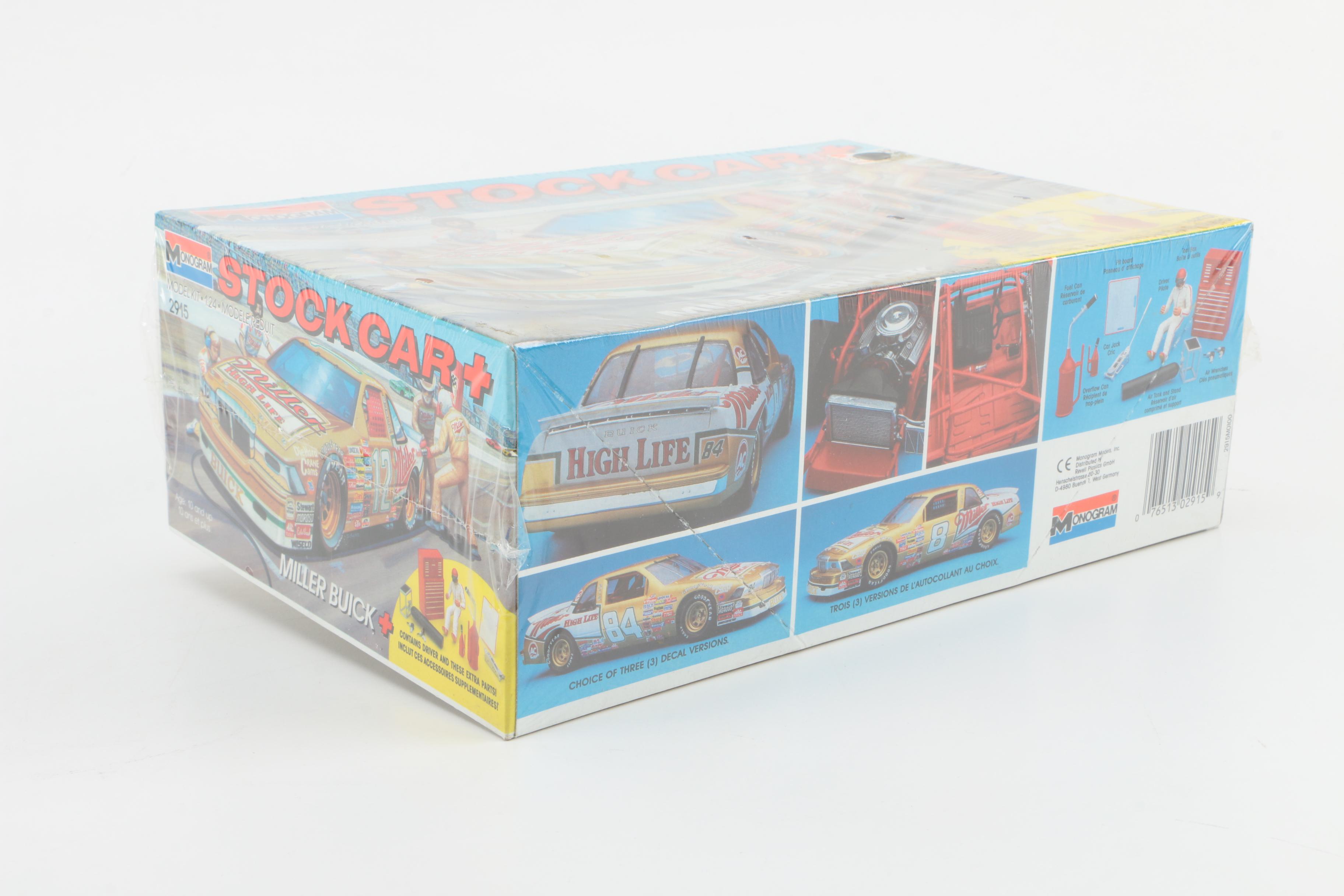 AMT ERTL and Monogram Racing Car Model Kits