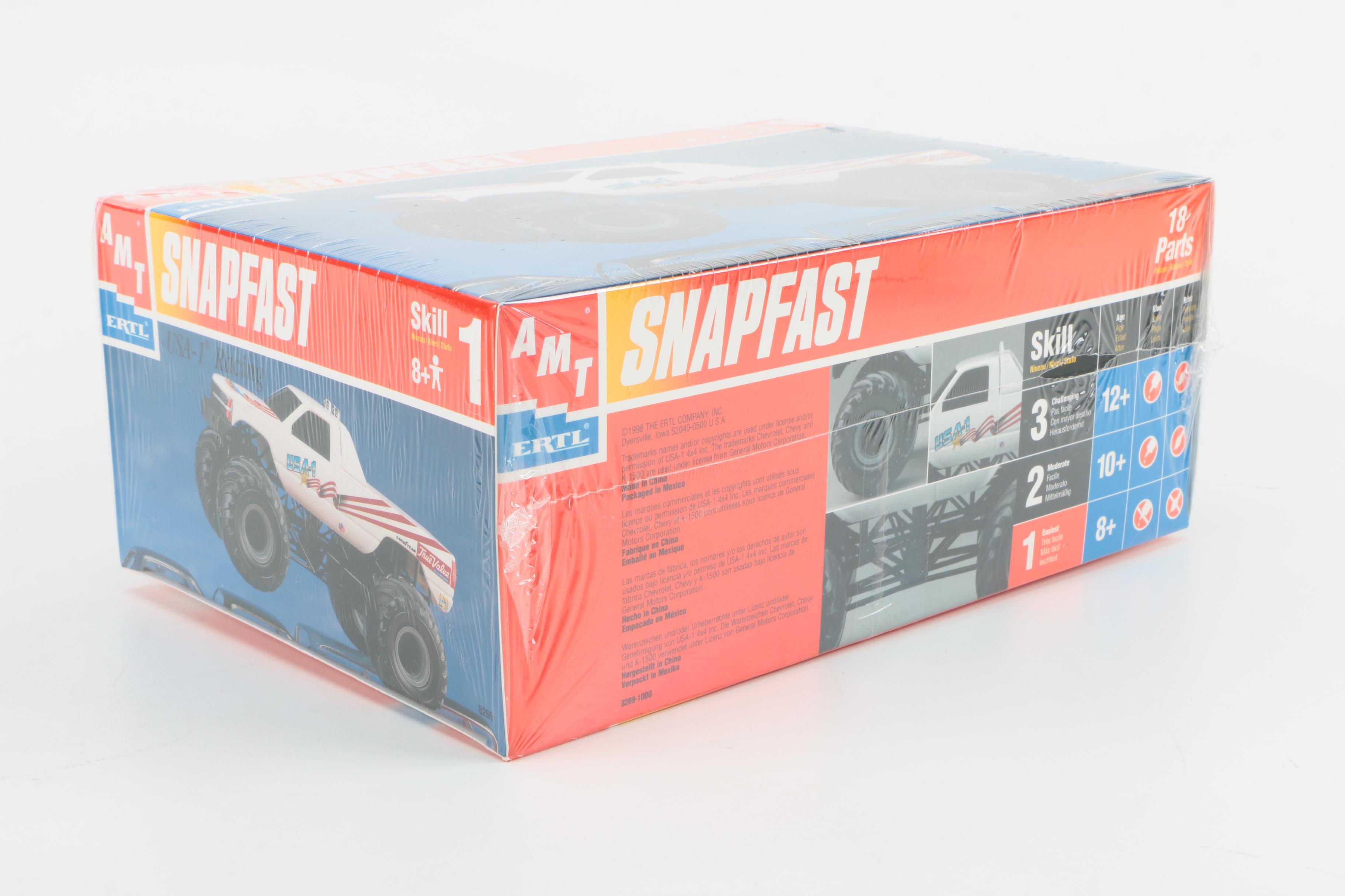 AMT ERTL and Monogram Racing Car Model Kits