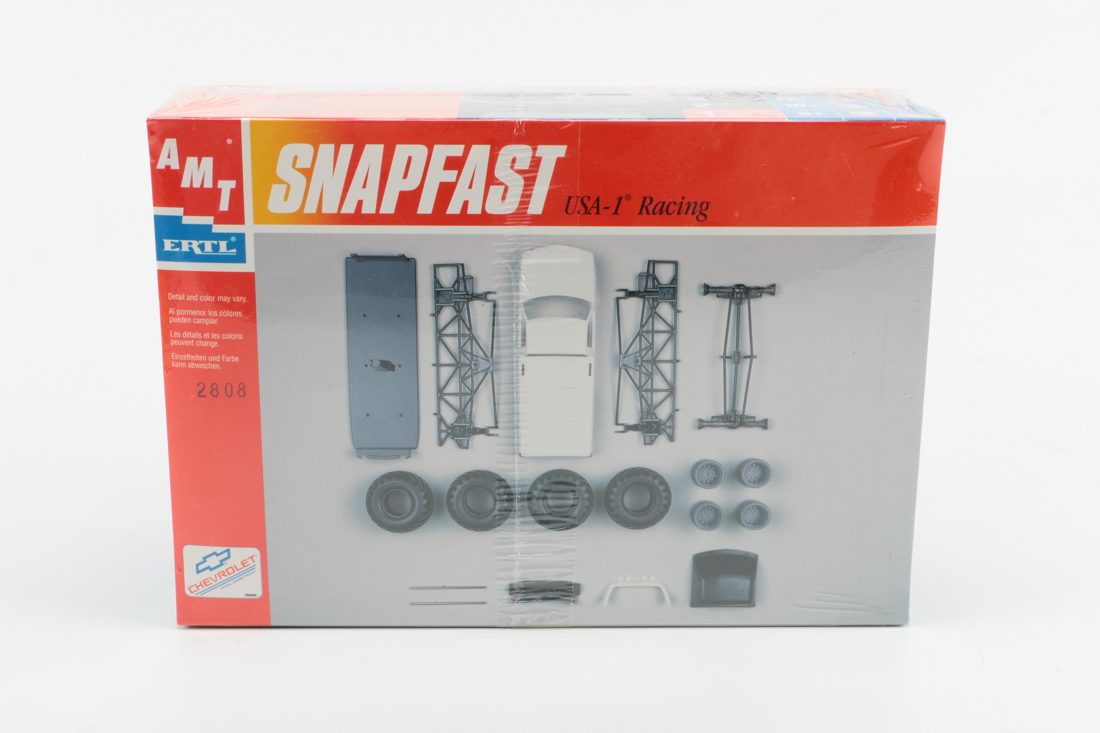 AMT ERTL and Monogram Racing Car Model Kits