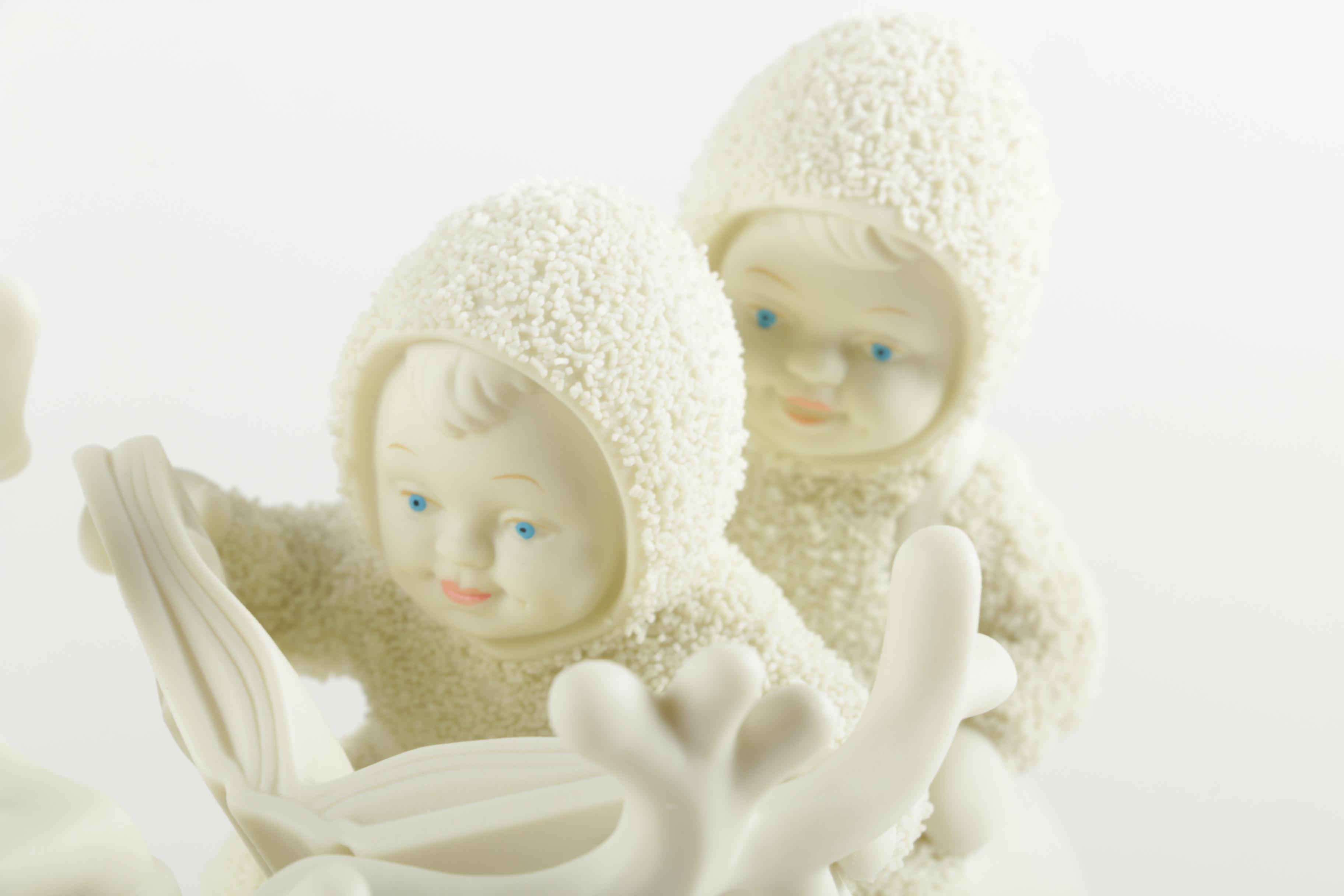 Department 56' Snowbaby Figurine "A Journey for Two, by Caribou"