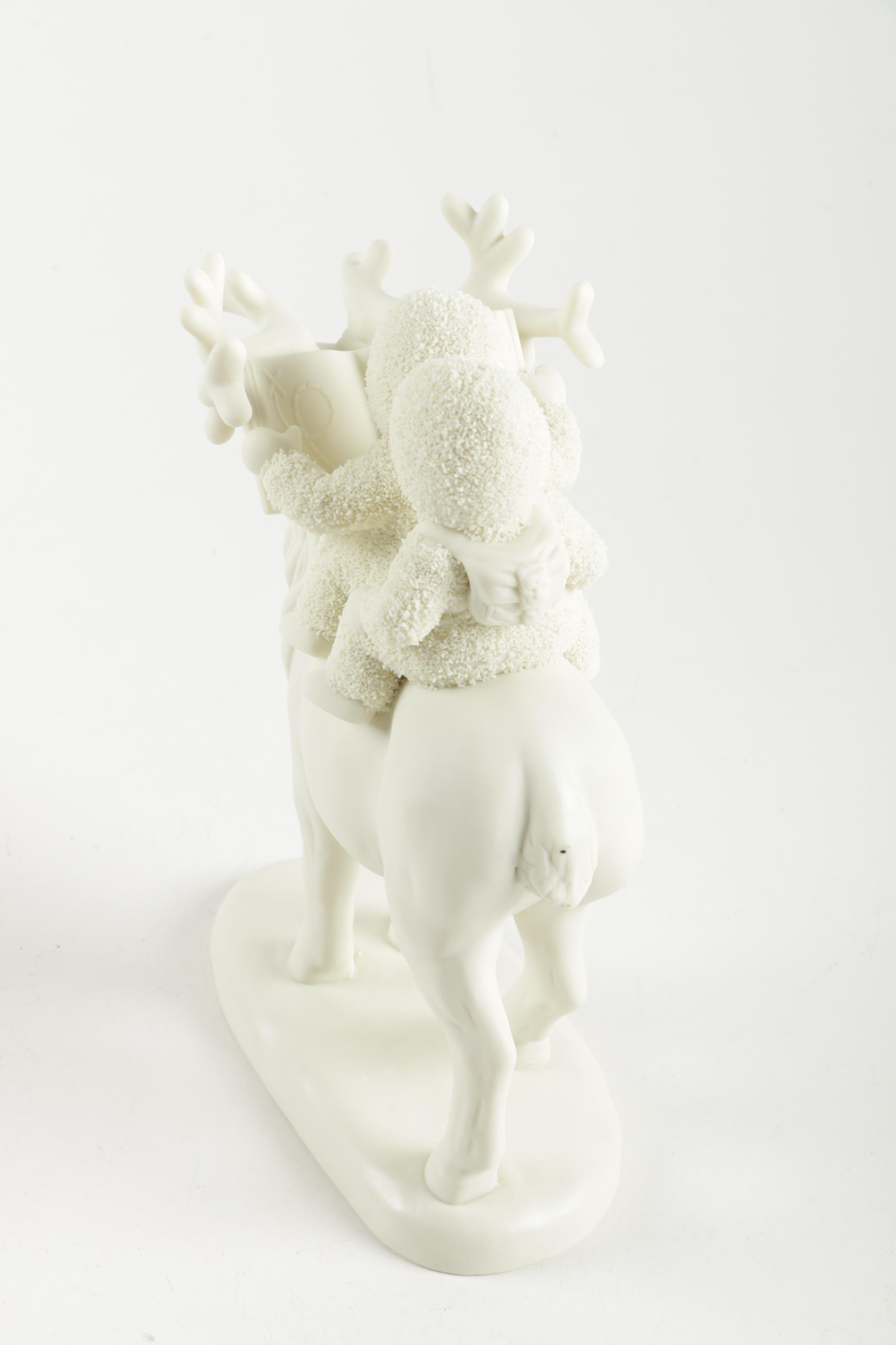 Department 56' Snowbaby Figurine "A Journey for Two, by Caribou"