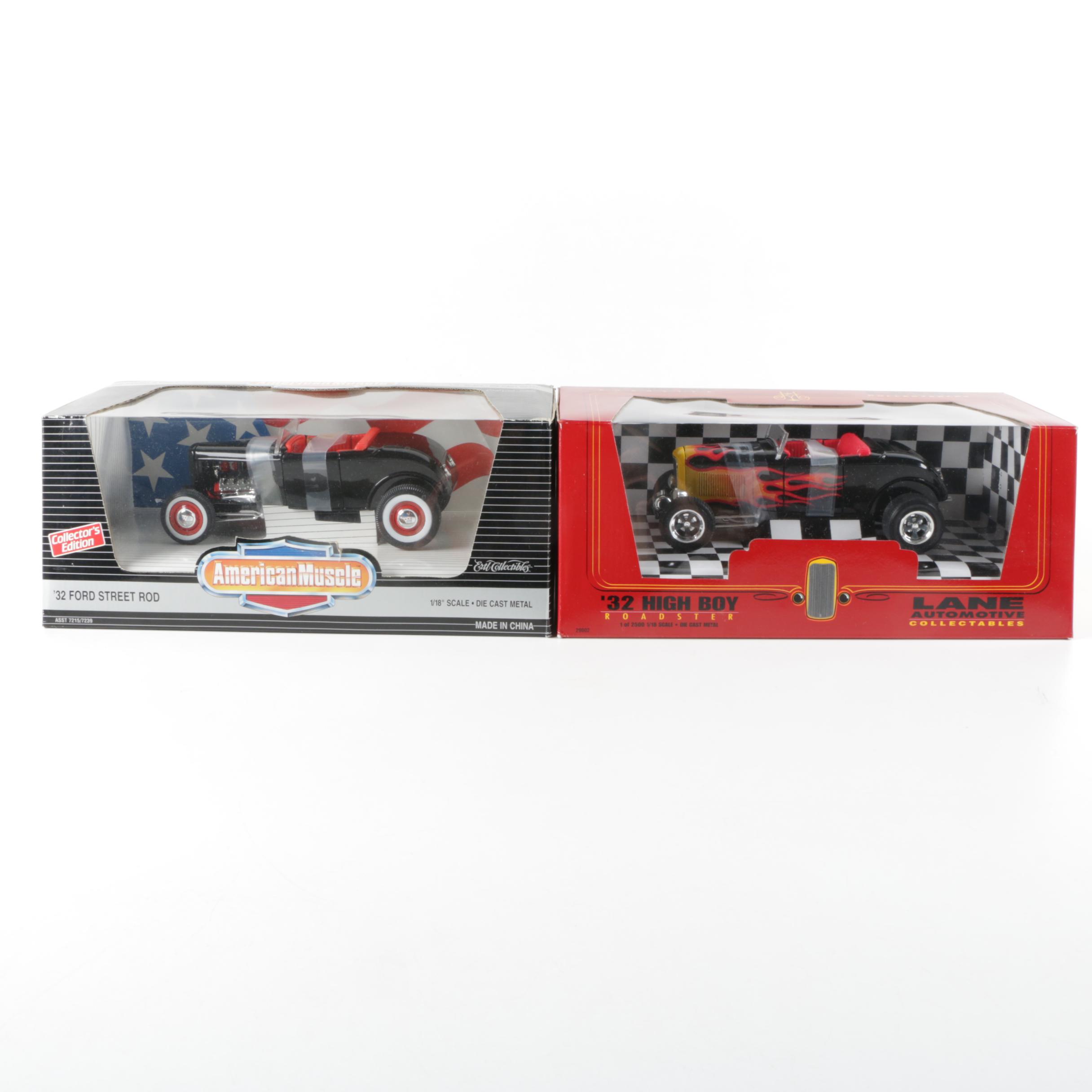 Ertl Collectibles Die-Cast Cars Including a '32 High Boy Roadster