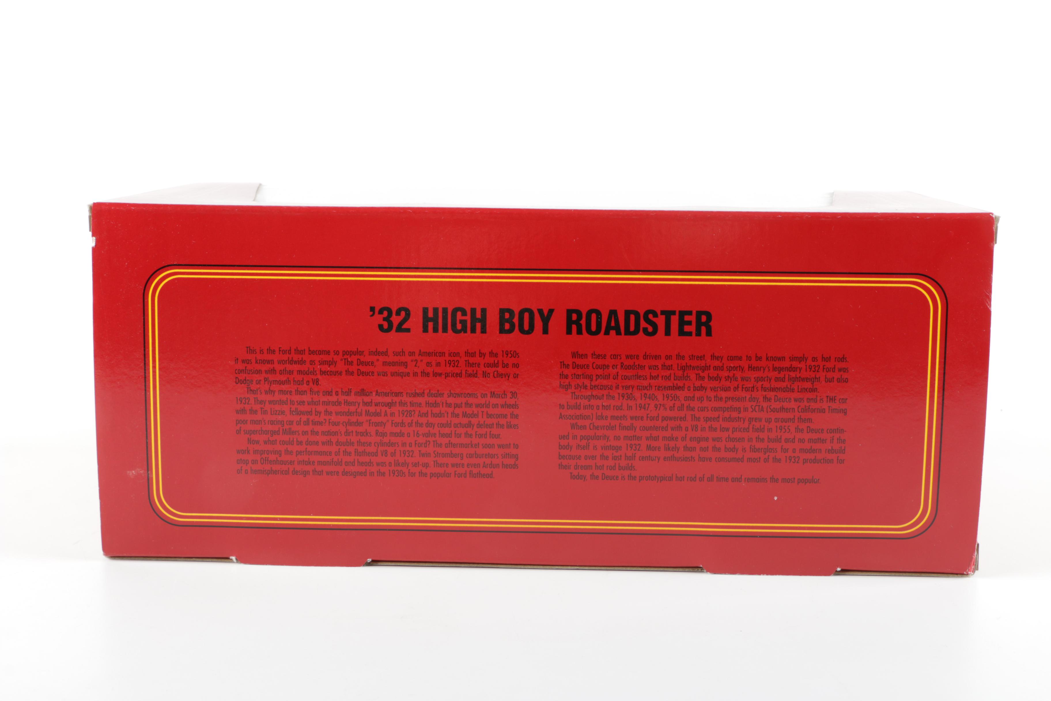 Ertl Collectibles Die-Cast Cars Including a '32 High Boy Roadster
