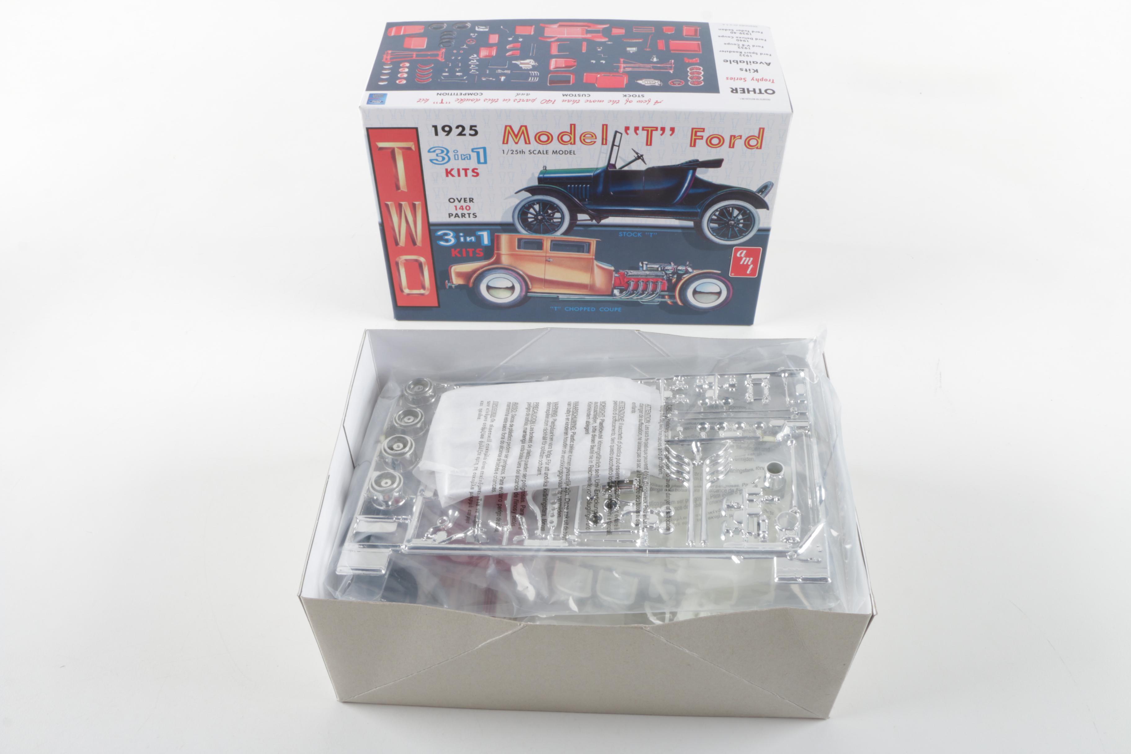 Collection of Model Car Kits featuring AMT