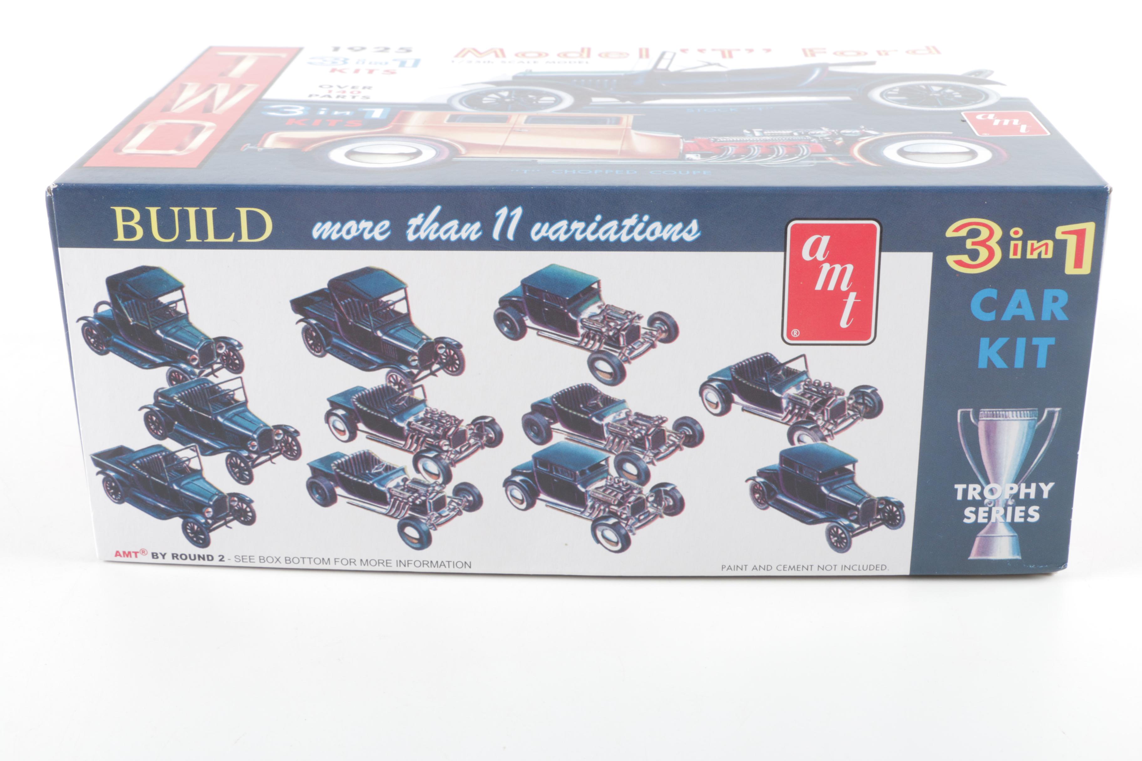 Collection of Model Car Kits featuring AMT