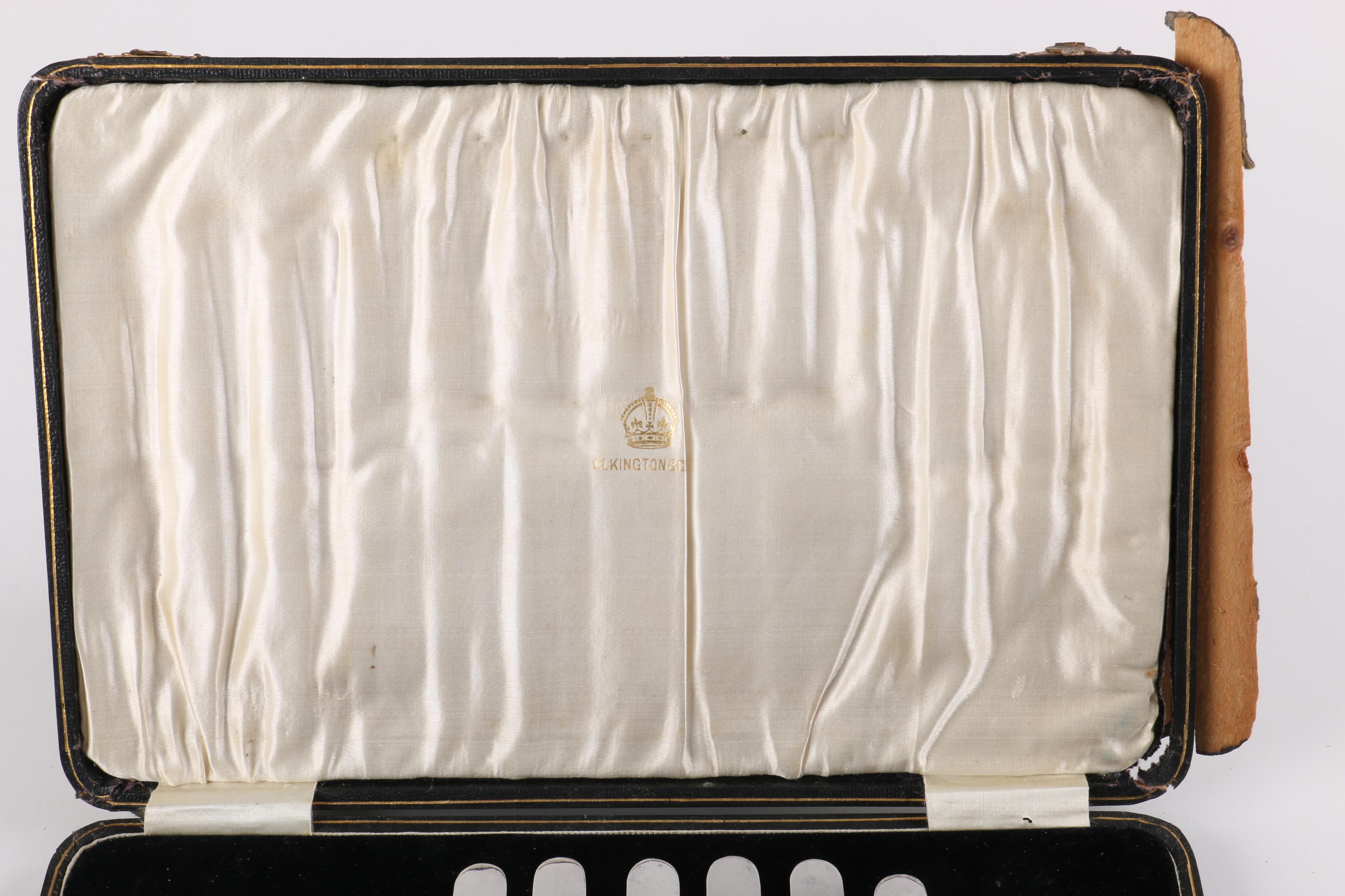 Elkington & Co. Sterling Silver Dessert Fork and Knife Set