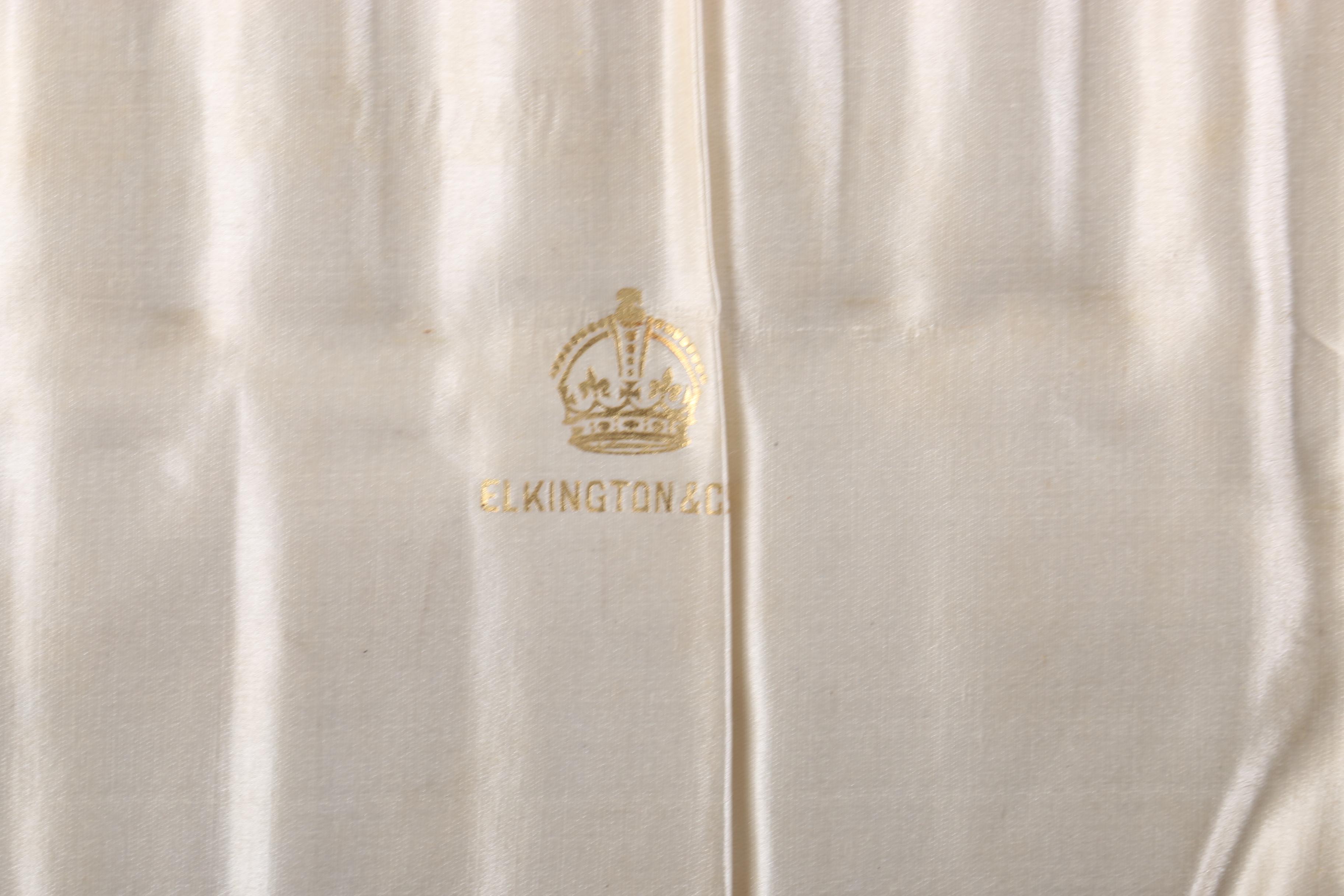 Elkington & Co. Sterling Silver Dessert Fork and Knife Set