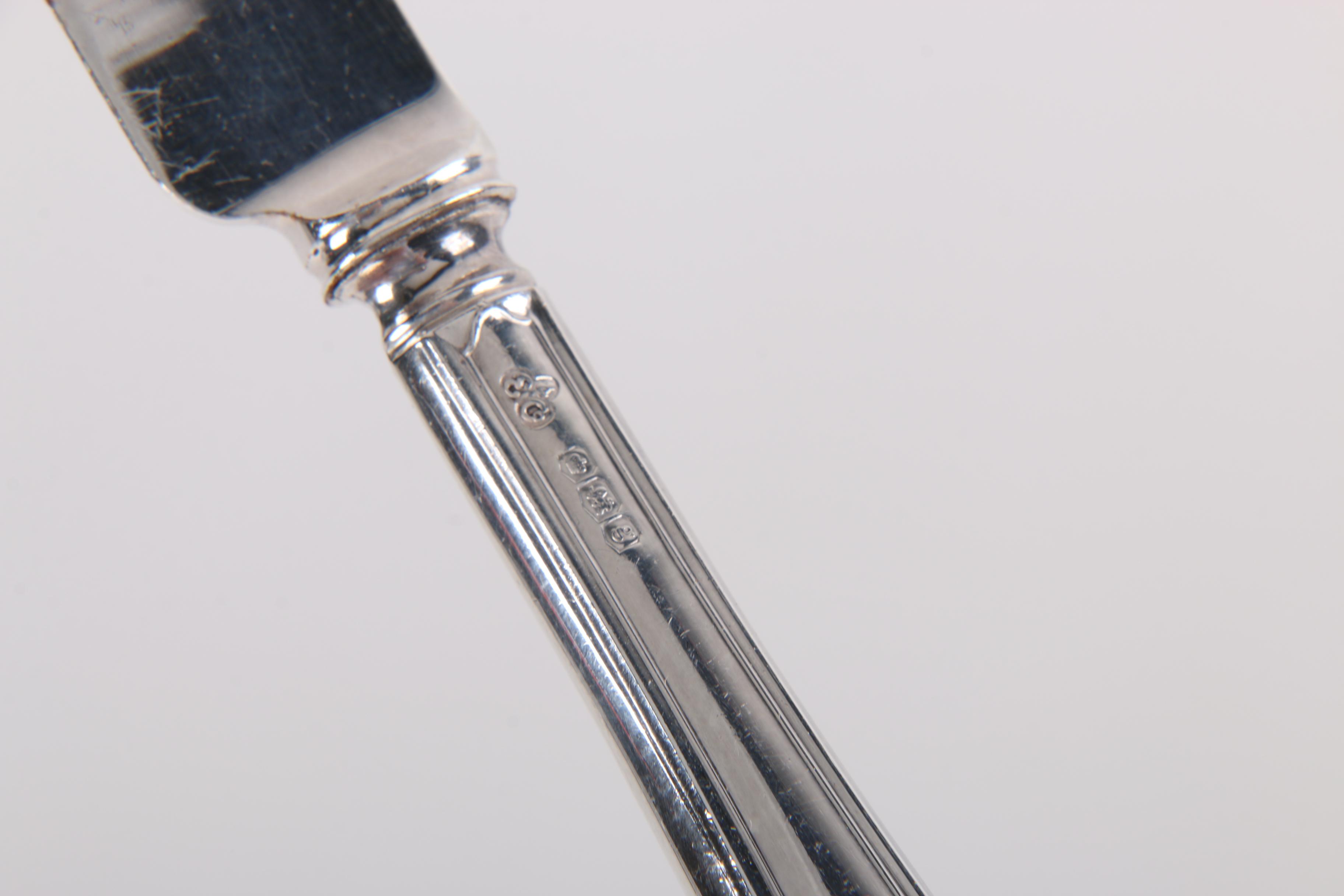 Elkington & Co. Sterling Silver Dessert Fork and Knife Set