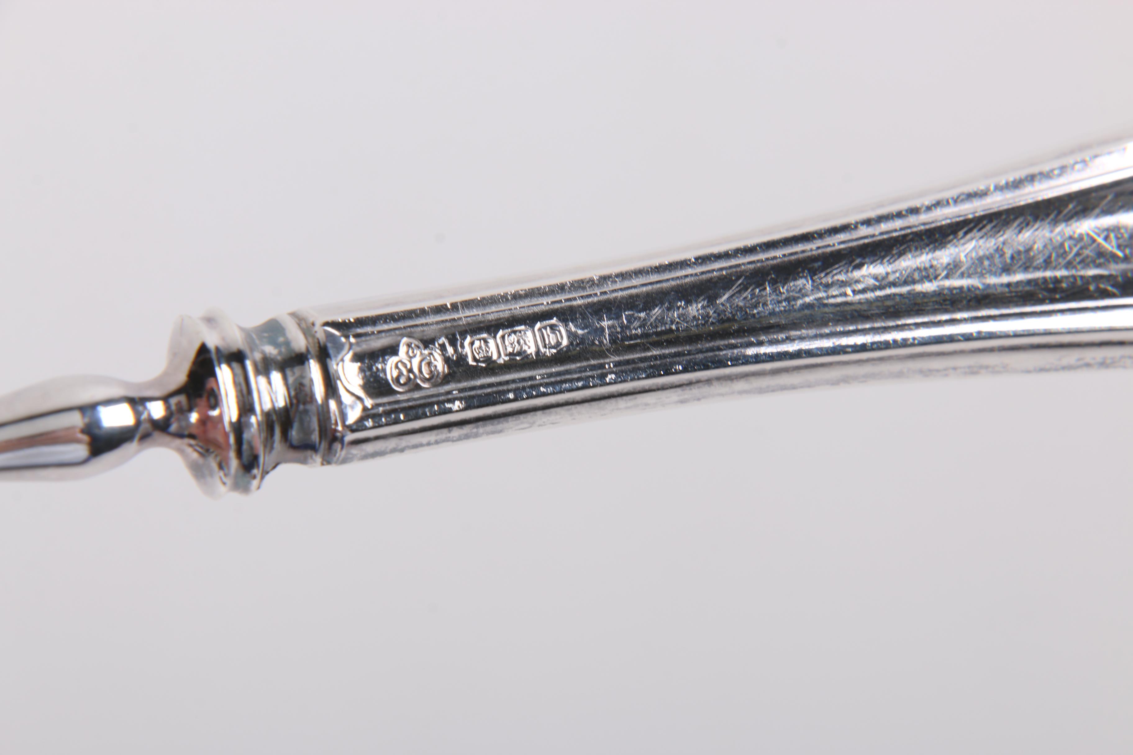 Elkington & Co. Sterling Silver Dessert Fork and Knife Set