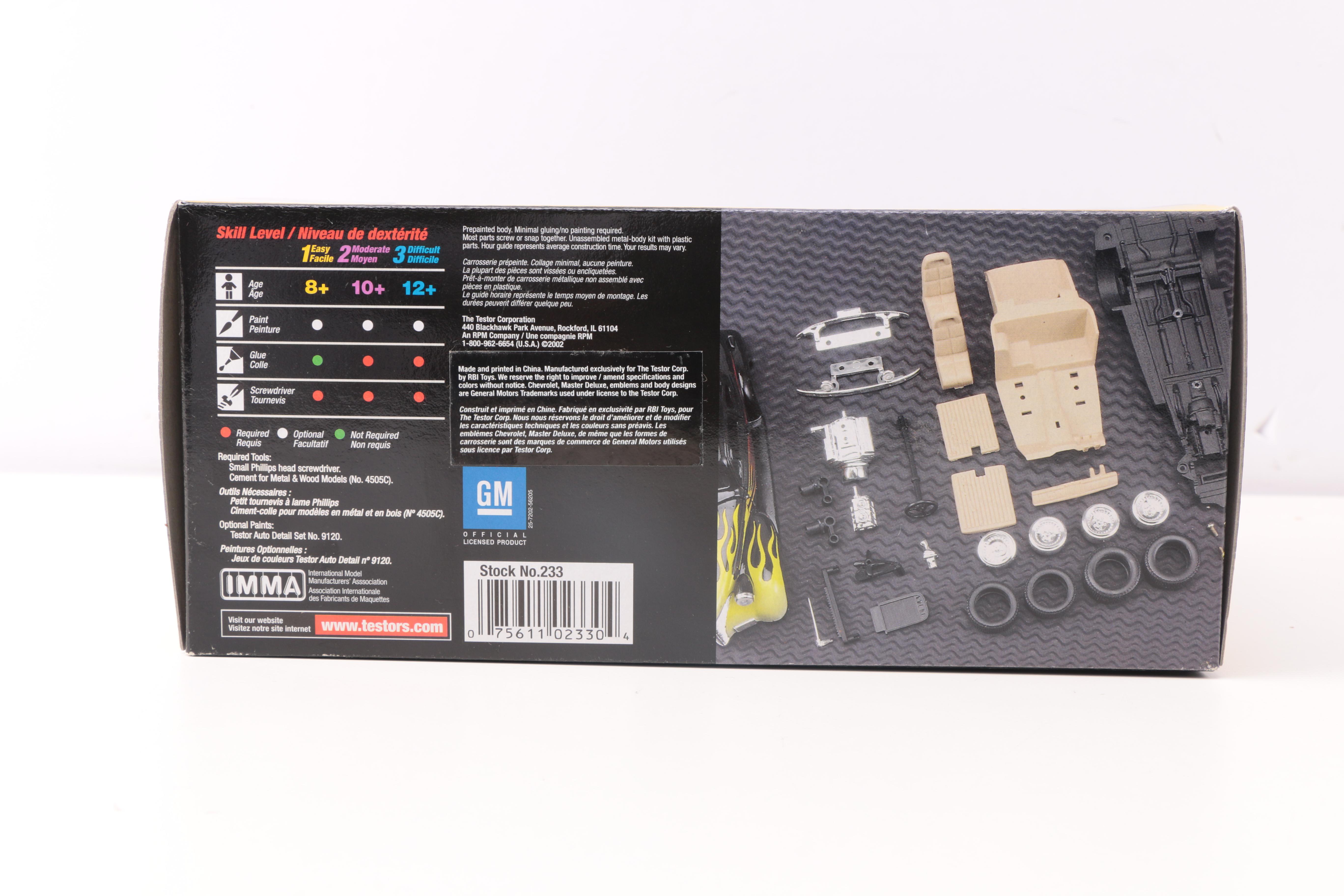 Hot Rod Model Kits by Testors