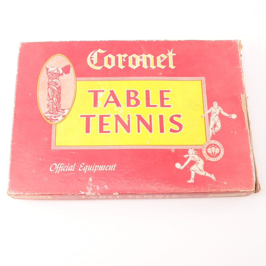 Vintage Table Tennis Set