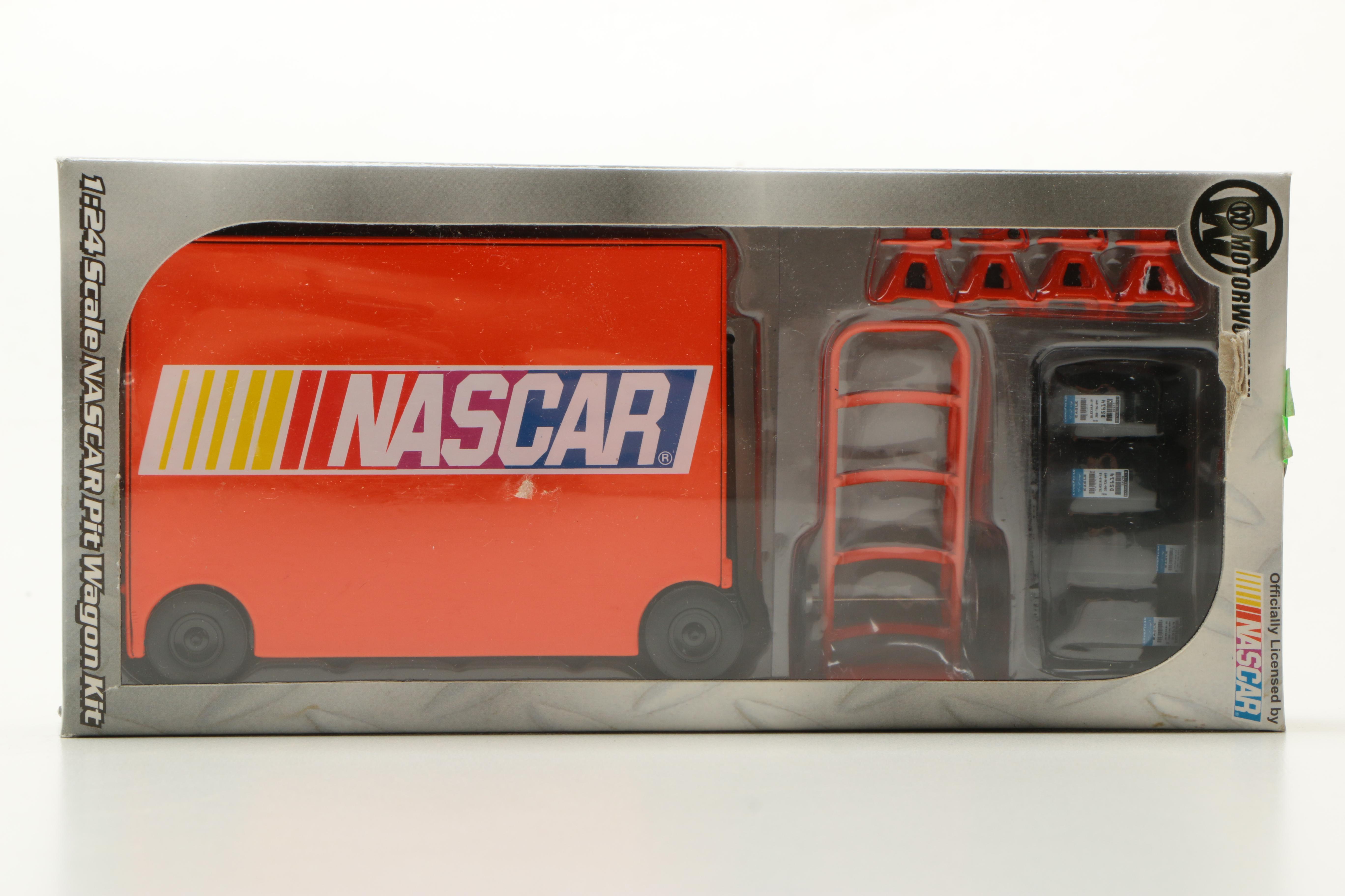 NASCAR Racing Die-Cast Stock Cars, Support Vehicles, and Accessories