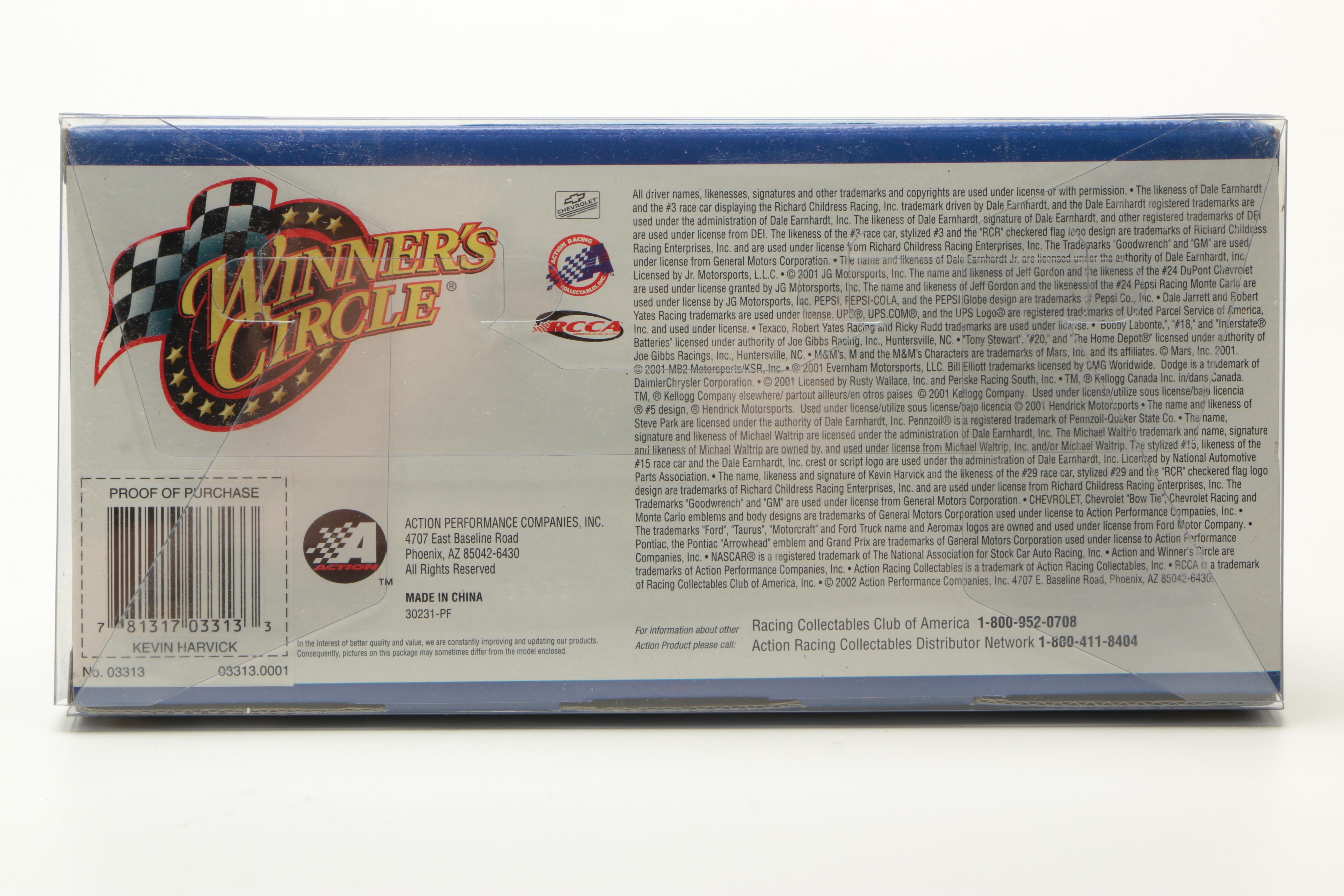 NASCAR Racing Die-Cast Stock Cars, Support Vehicles, and Accessories