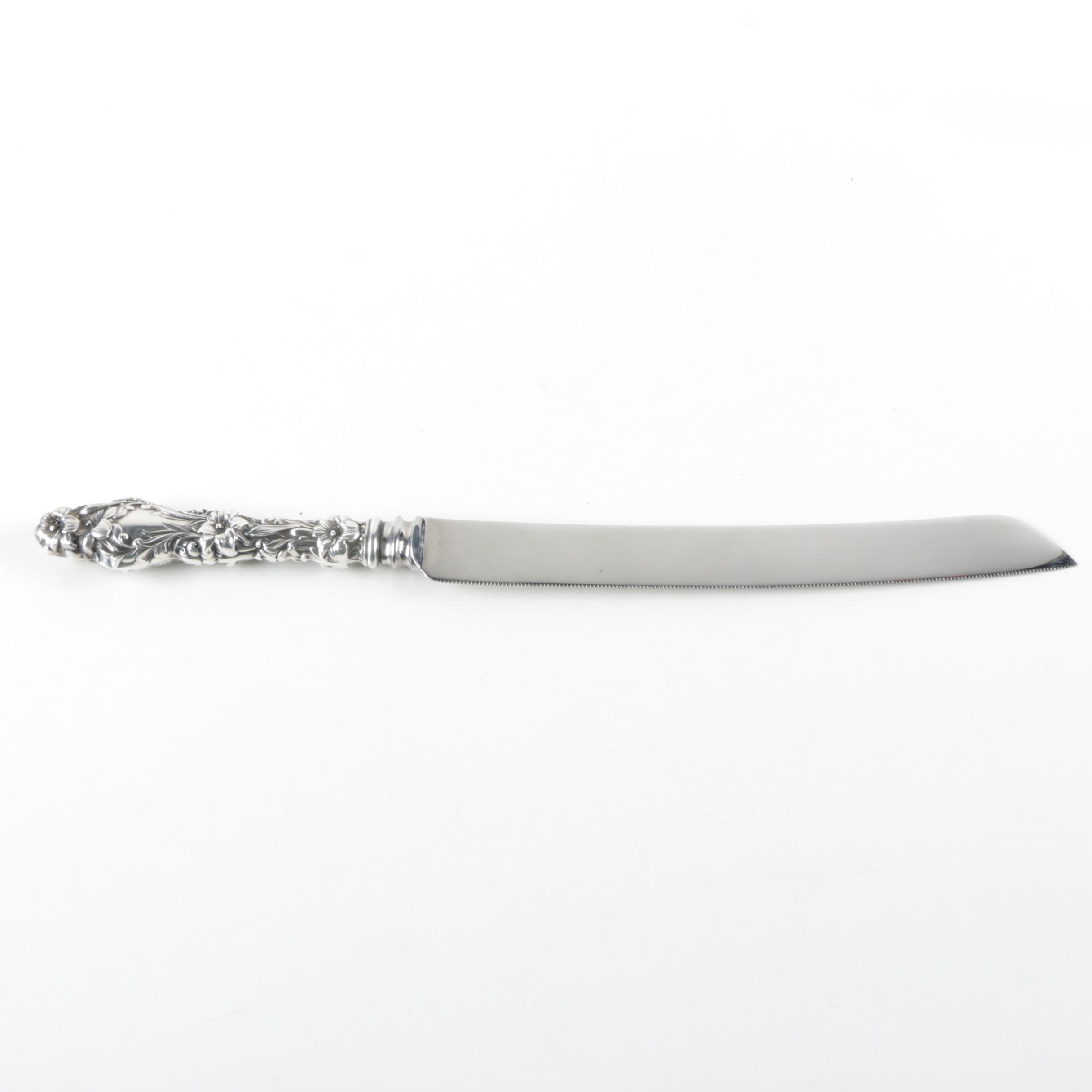 Gorham "Lily" Sterling Handle Wedding Cake Knife