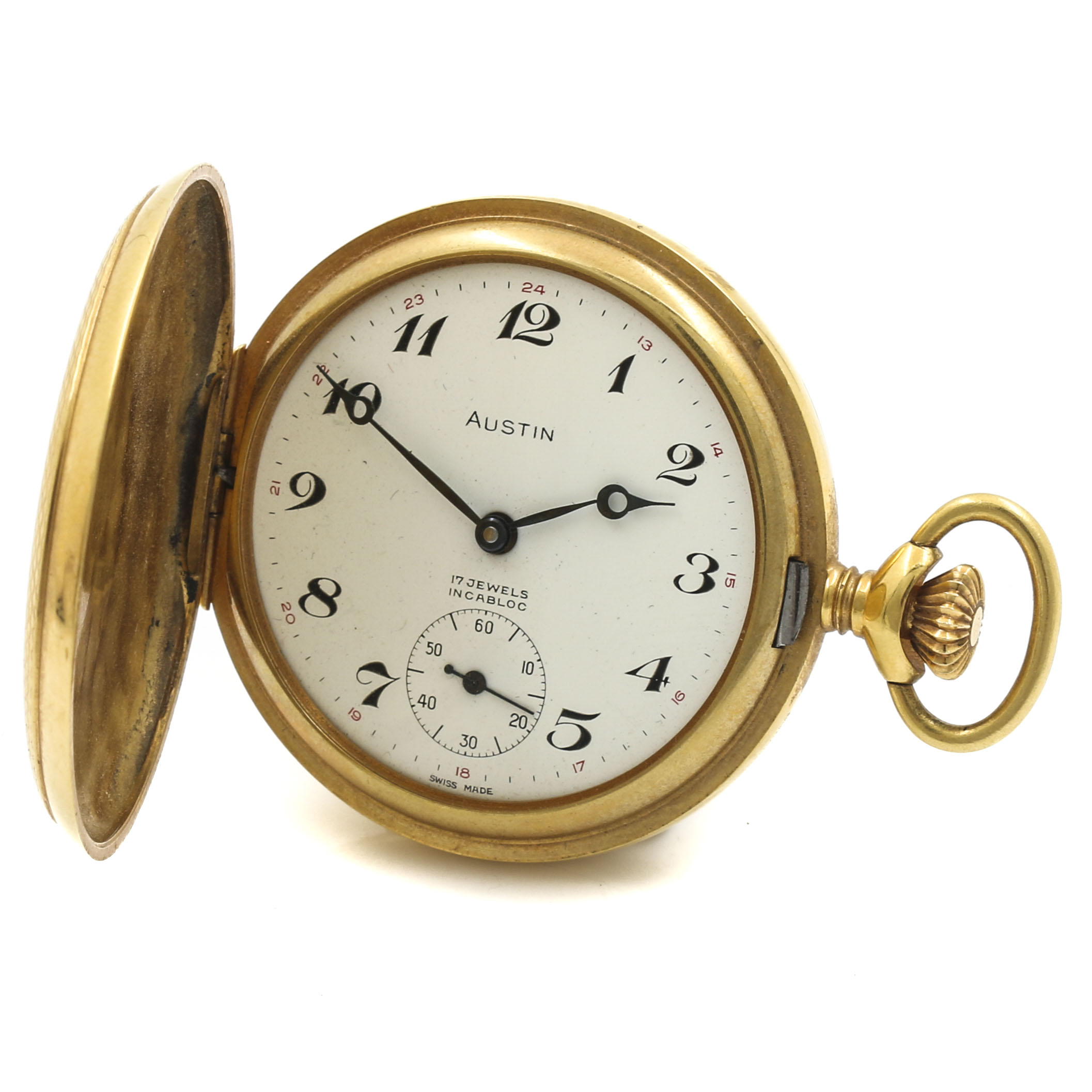 Austin 17 top jewel pocket watch