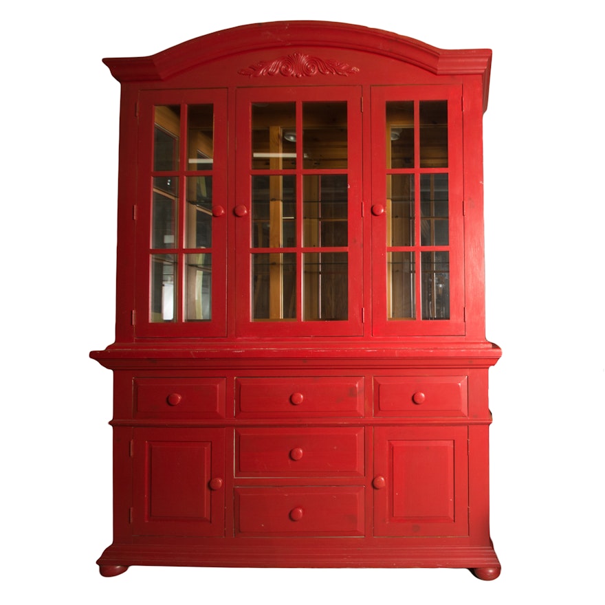 Glazed-Door China Cabinet by Broyhill