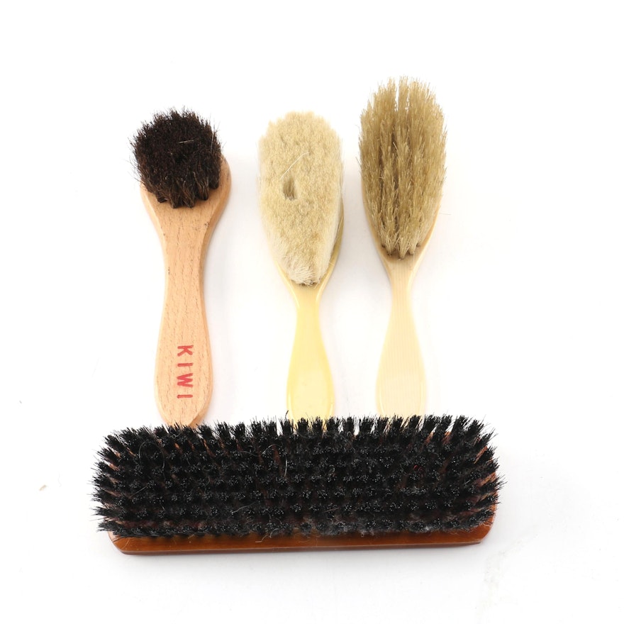 Wooden Handled Vanity Brushes Including Kent