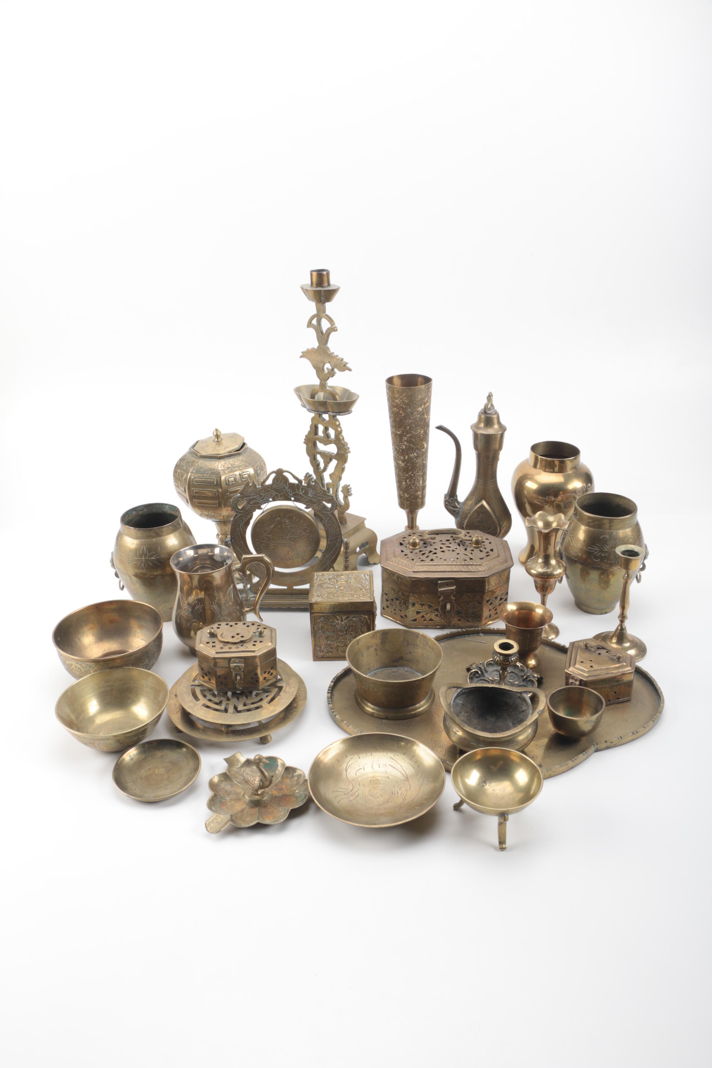 Assorted Brass Décor