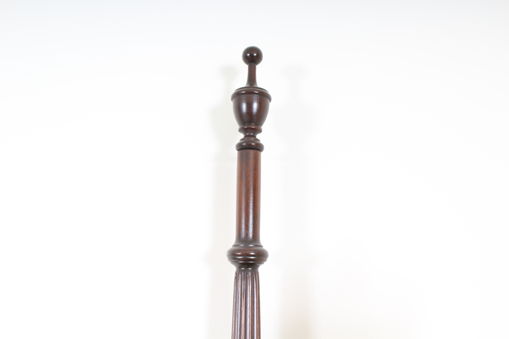 Chippendale Style Mahogany Four-Poster King Size Bed