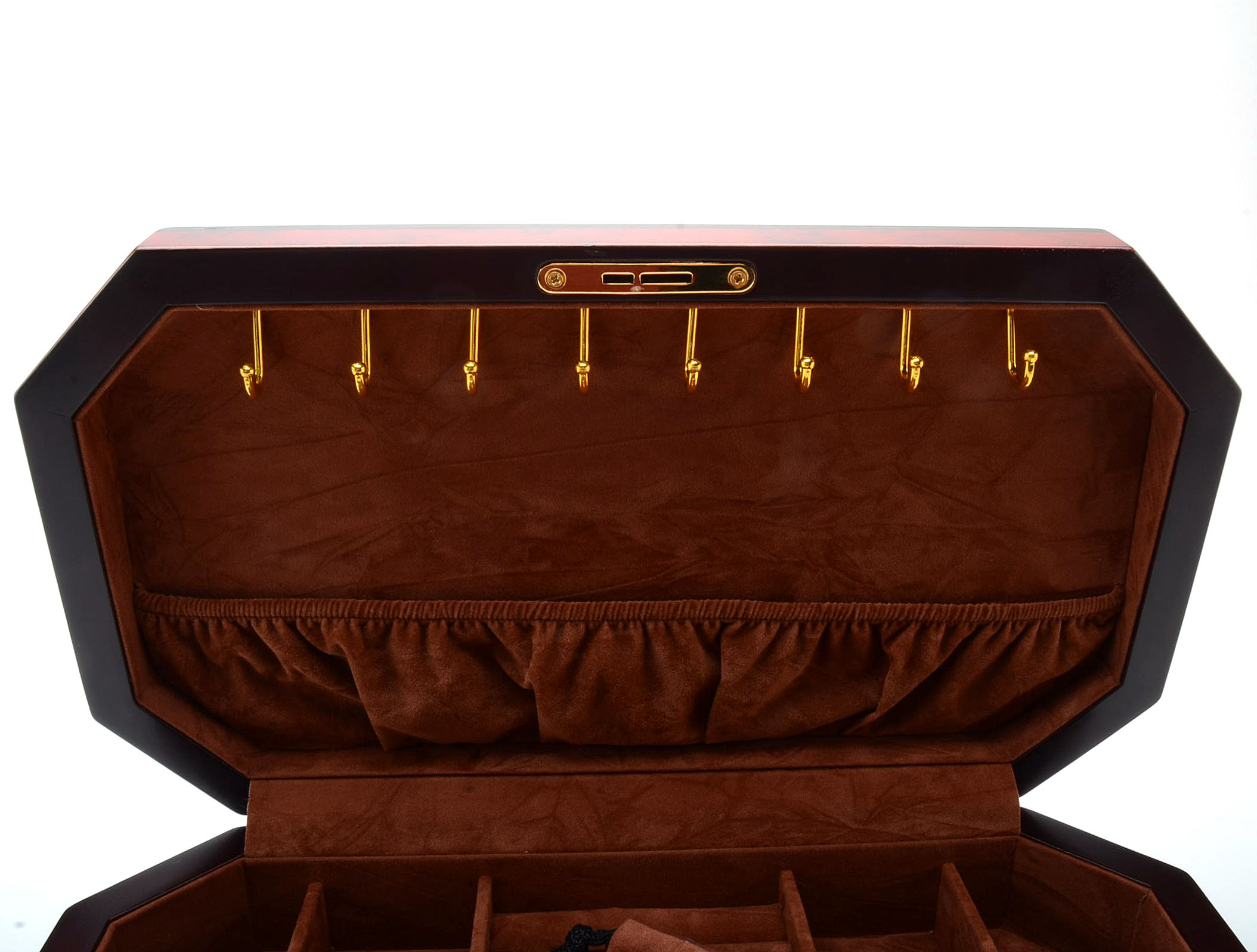 Burled Wood Jewelry Box