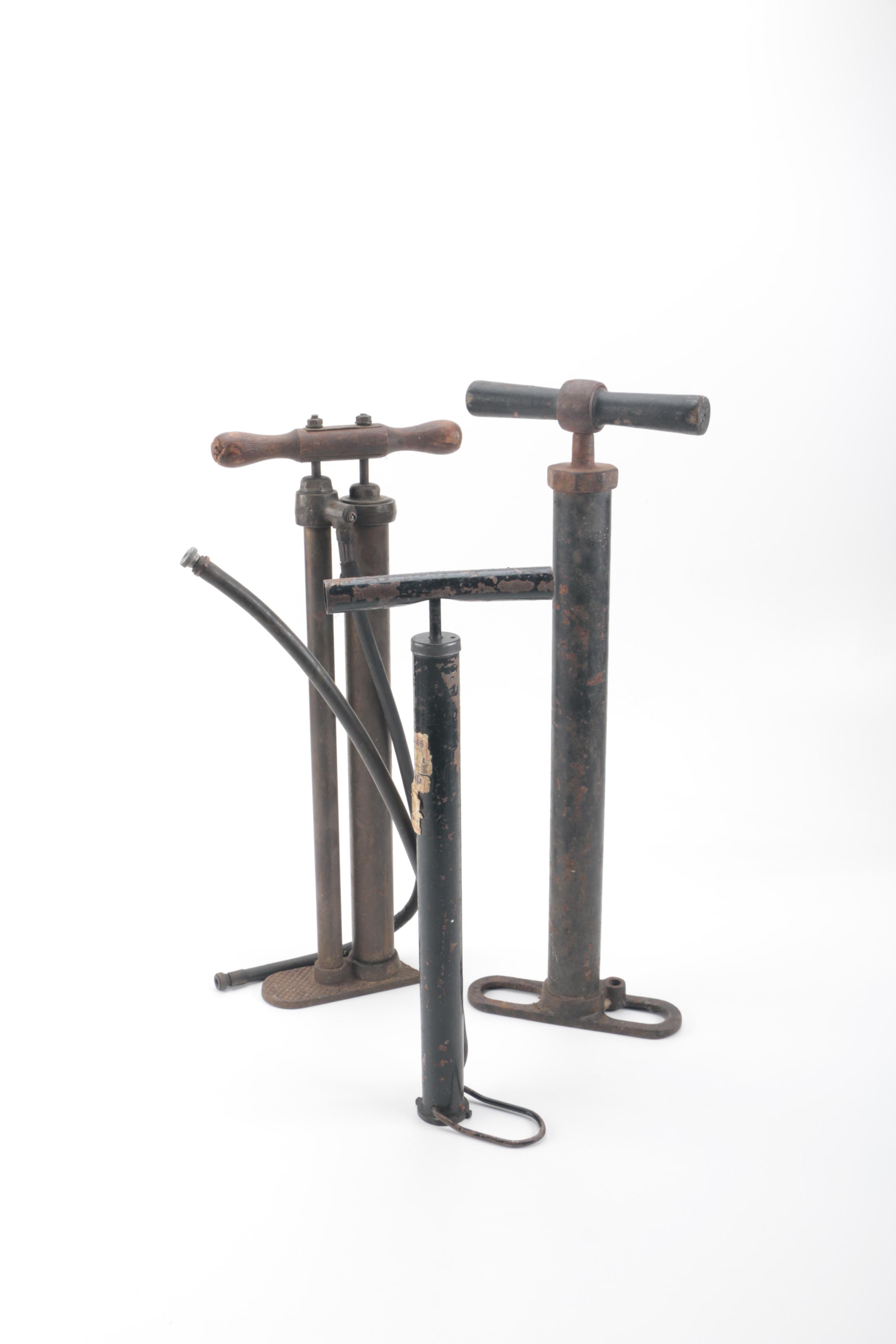 Three Vintage Air Pumps