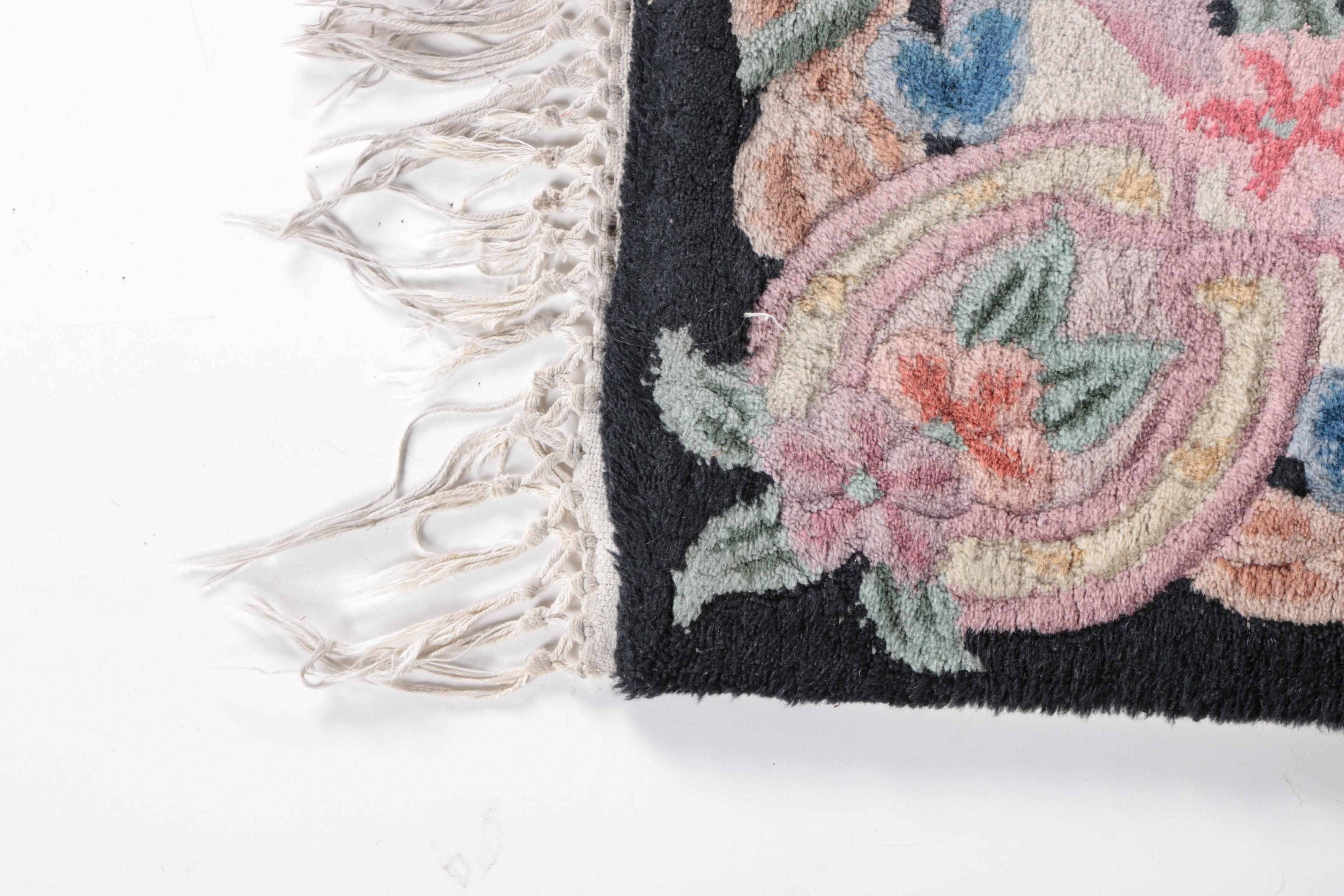 Tufted Chinese Aubusson Style Wool Runner Rug