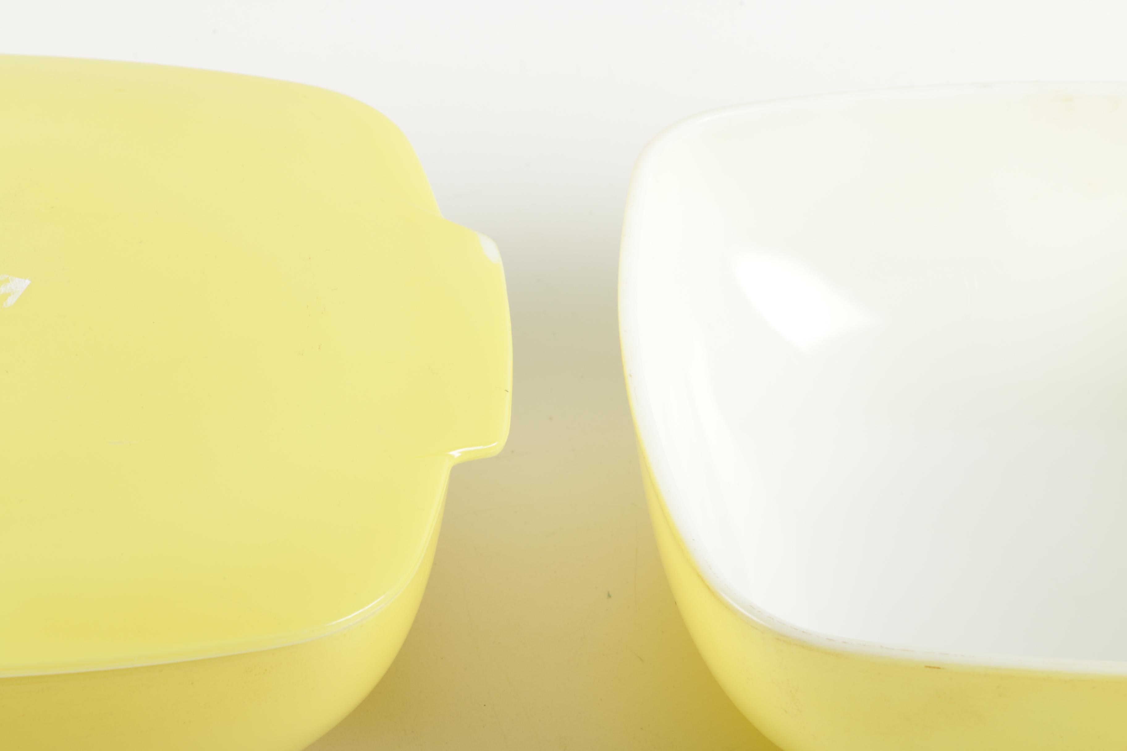 Vintage Pyrex Glass Casserole Dishes and Bowls