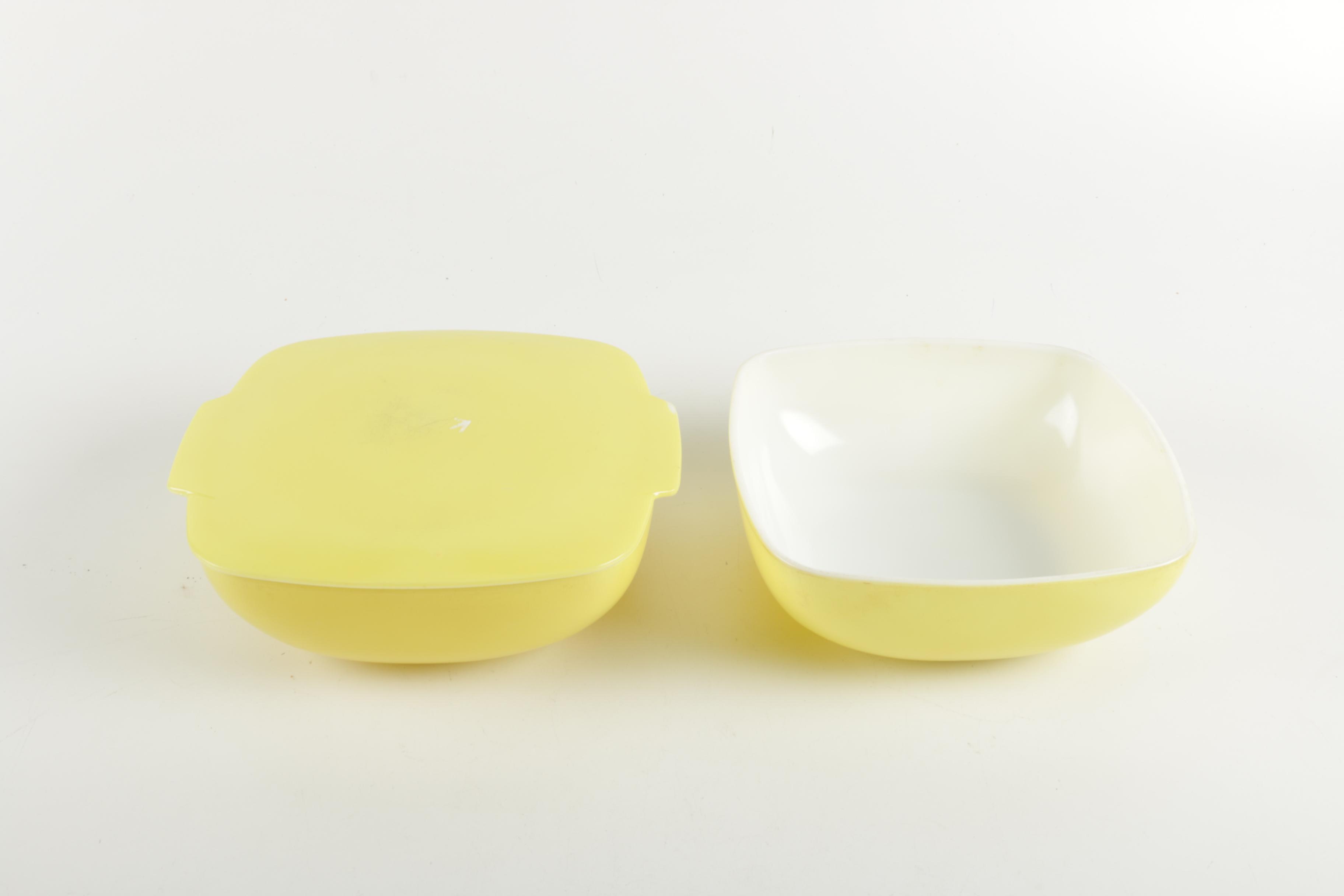 Vintage Pyrex Glass Casserole Dishes and Bowls