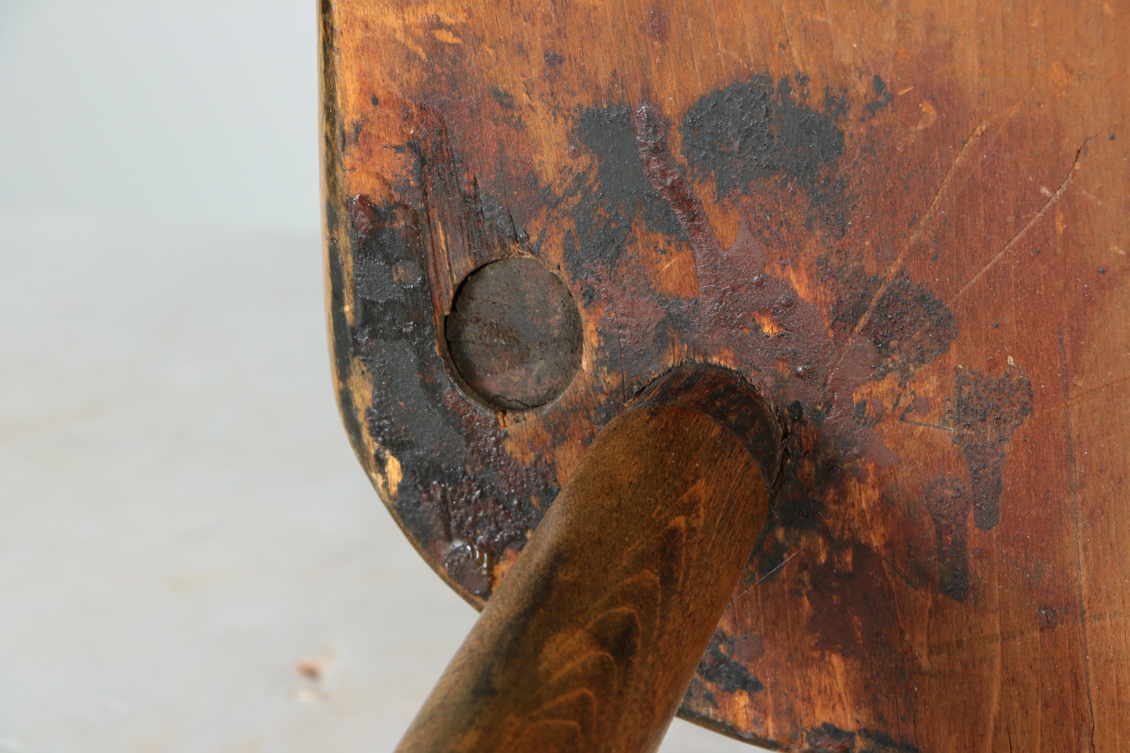 Vintage Oak Side Chair