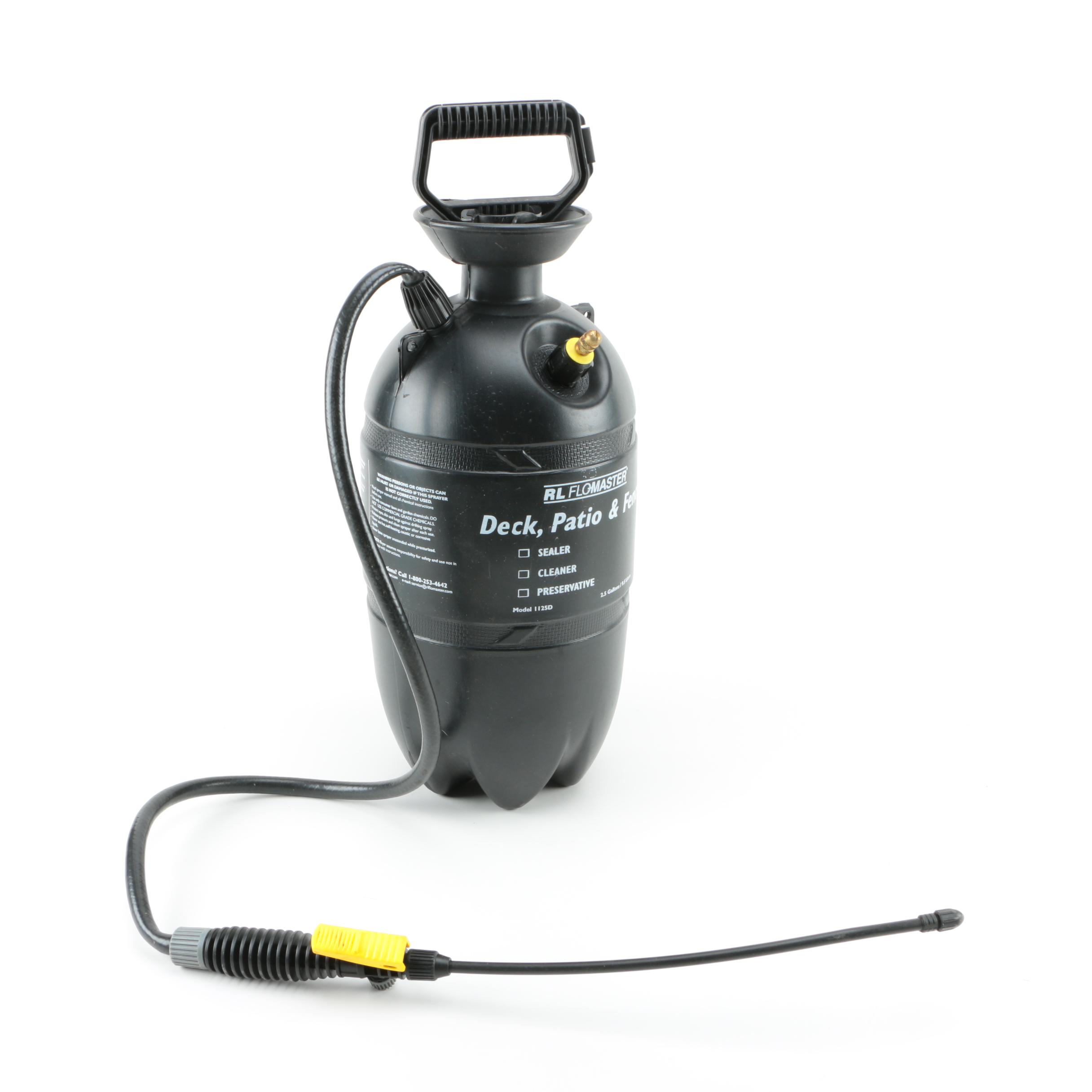 RL Flo-Master Deck Sprayer and Wagner Power Stainer Sprayer