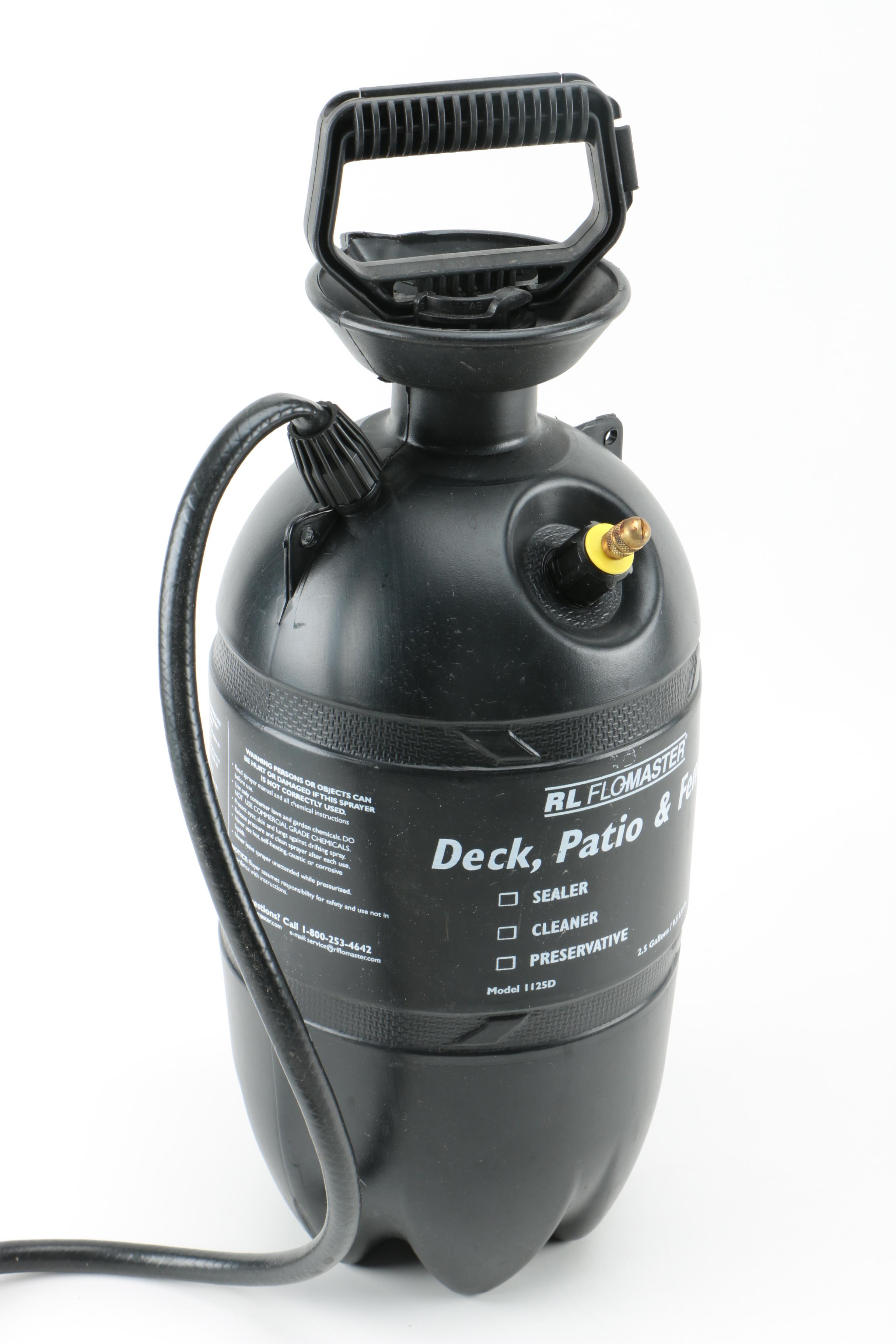 RL Flo-Master Deck Sprayer and Wagner Power Stainer Sprayer