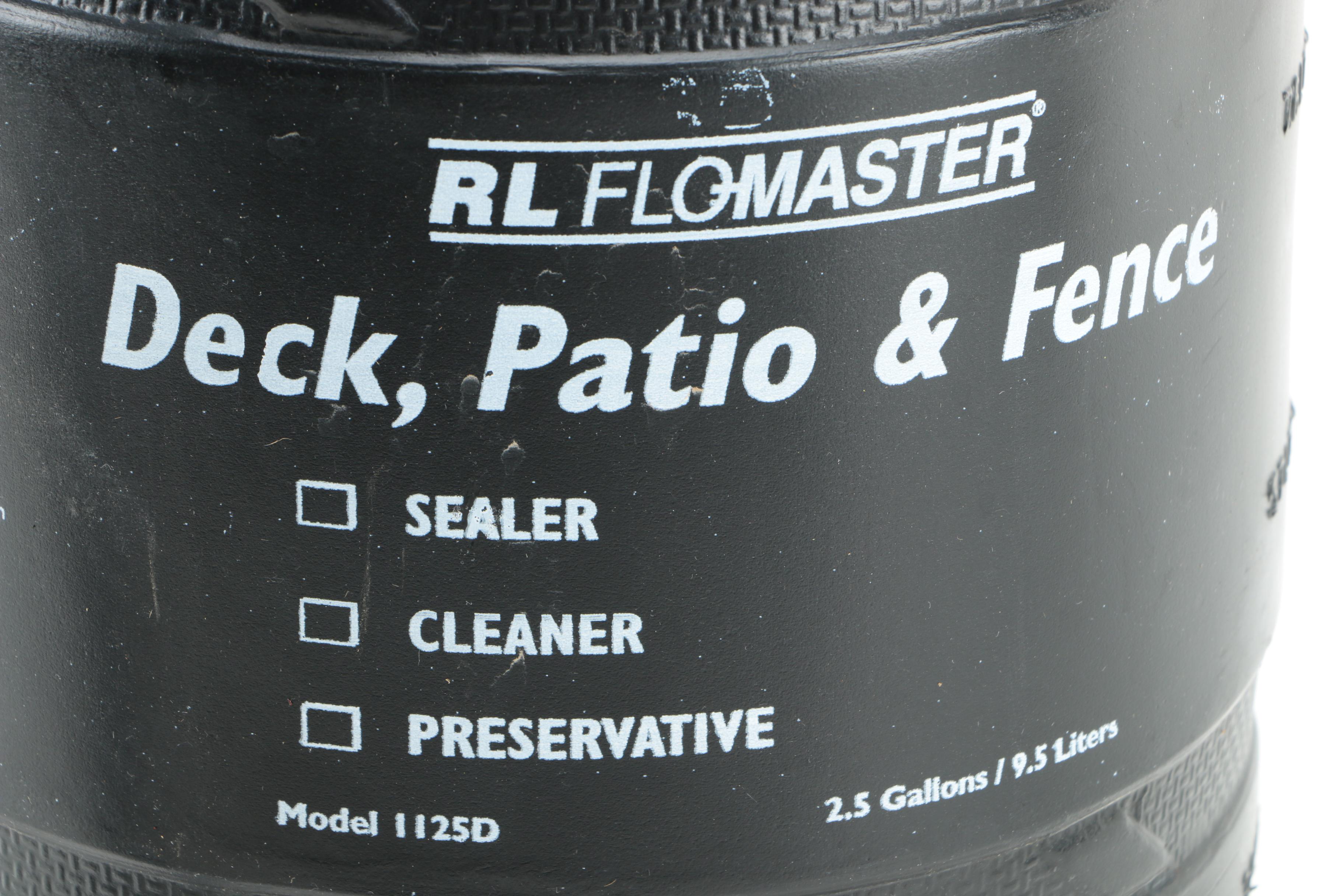 RL Flo-Master Deck Sprayer and Wagner Power Stainer Sprayer