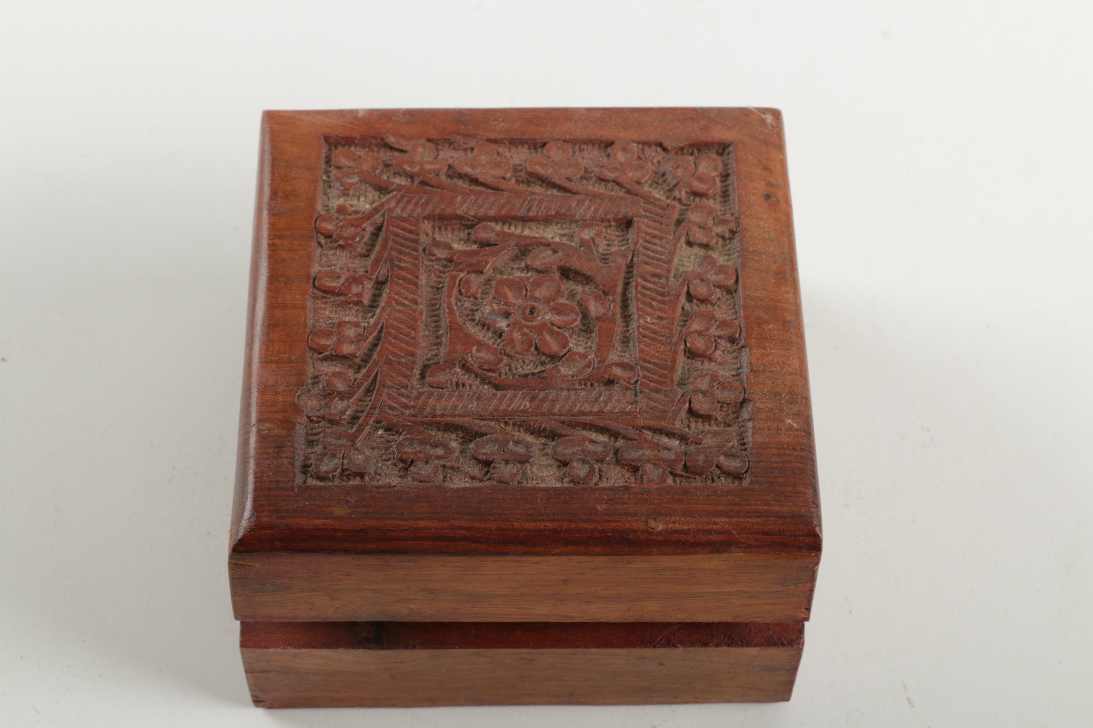 Wooden Trinket Boxes