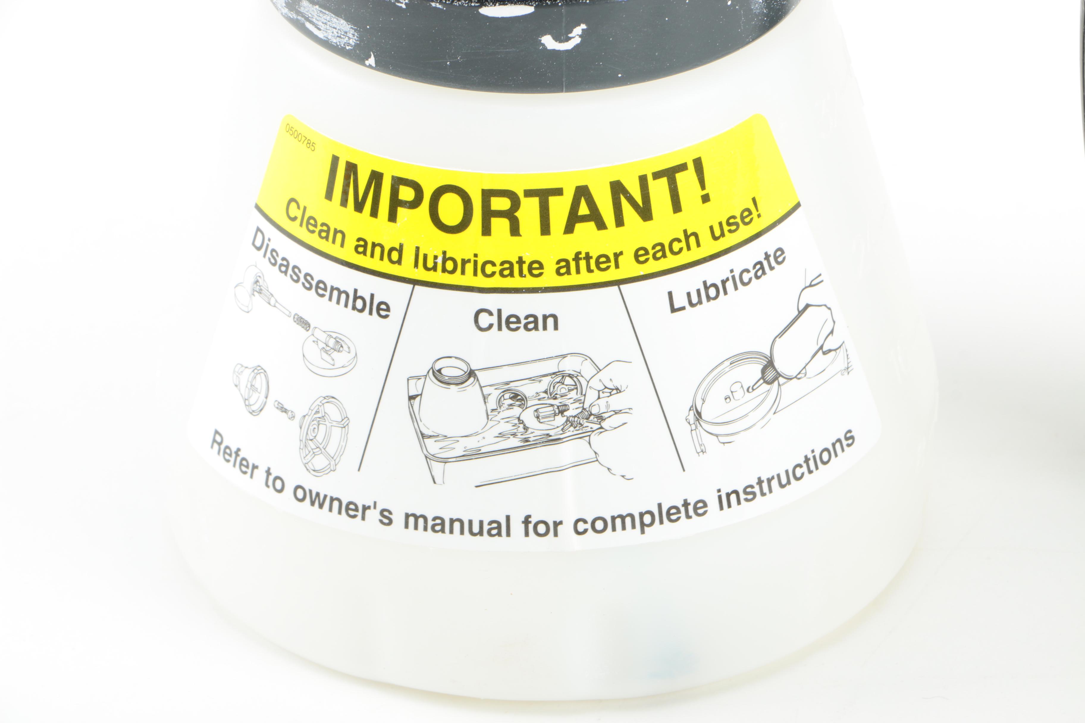 RL Flo-Master Deck Sprayer and Wagner Power Stainer Sprayer