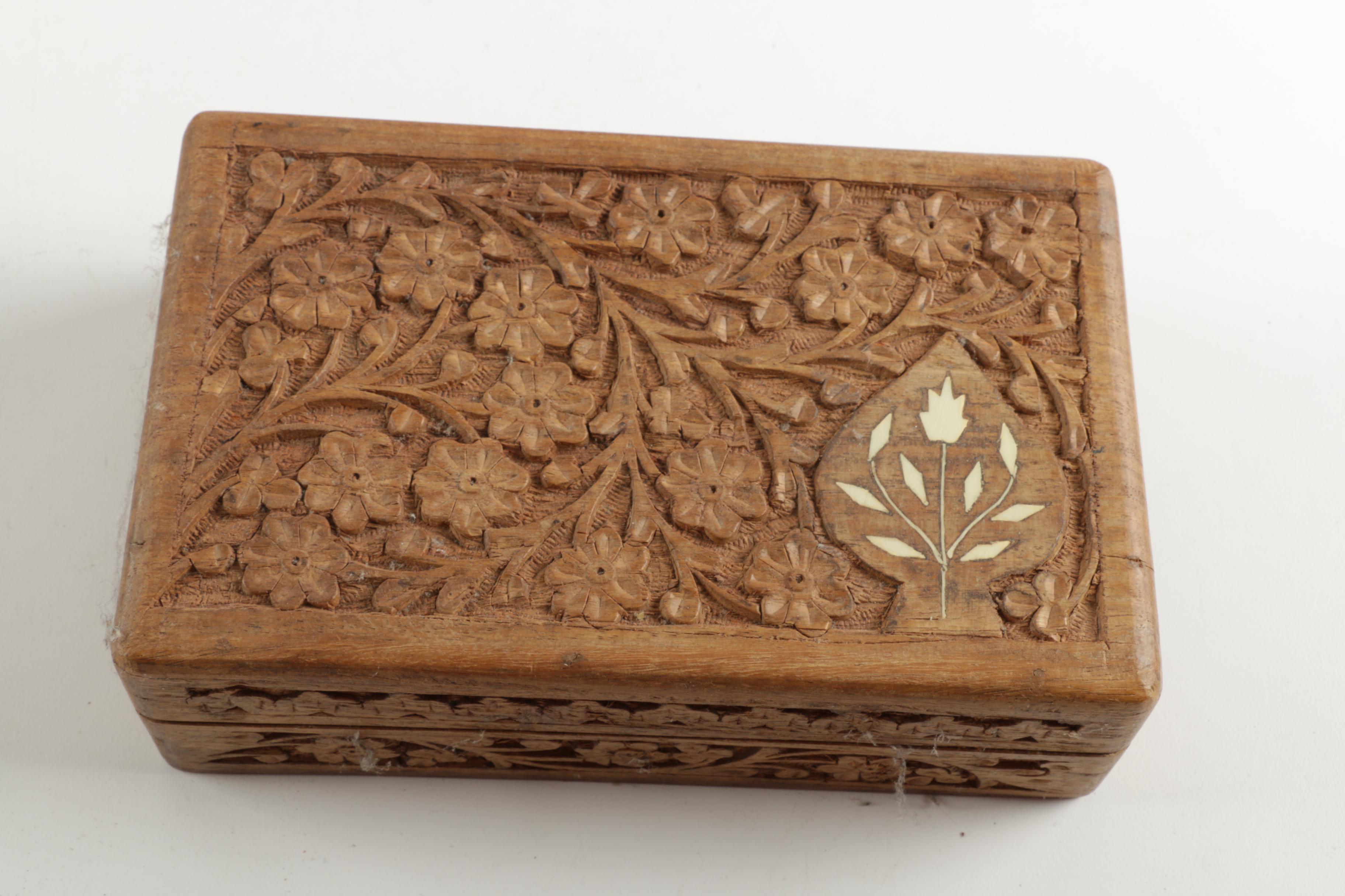 Wooden Trinket Boxes