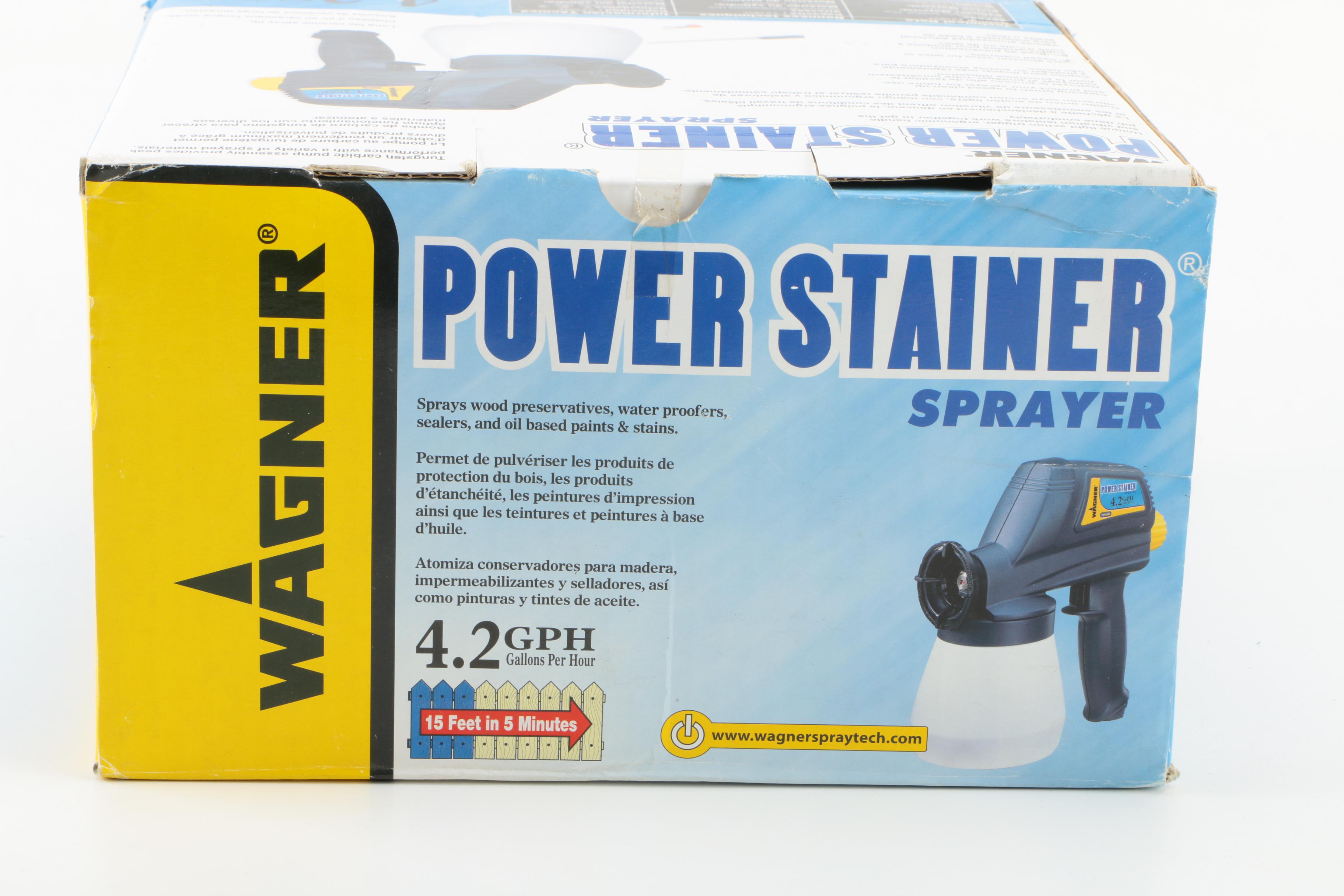 RL Flo-Master Deck Sprayer and Wagner Power Stainer Sprayer