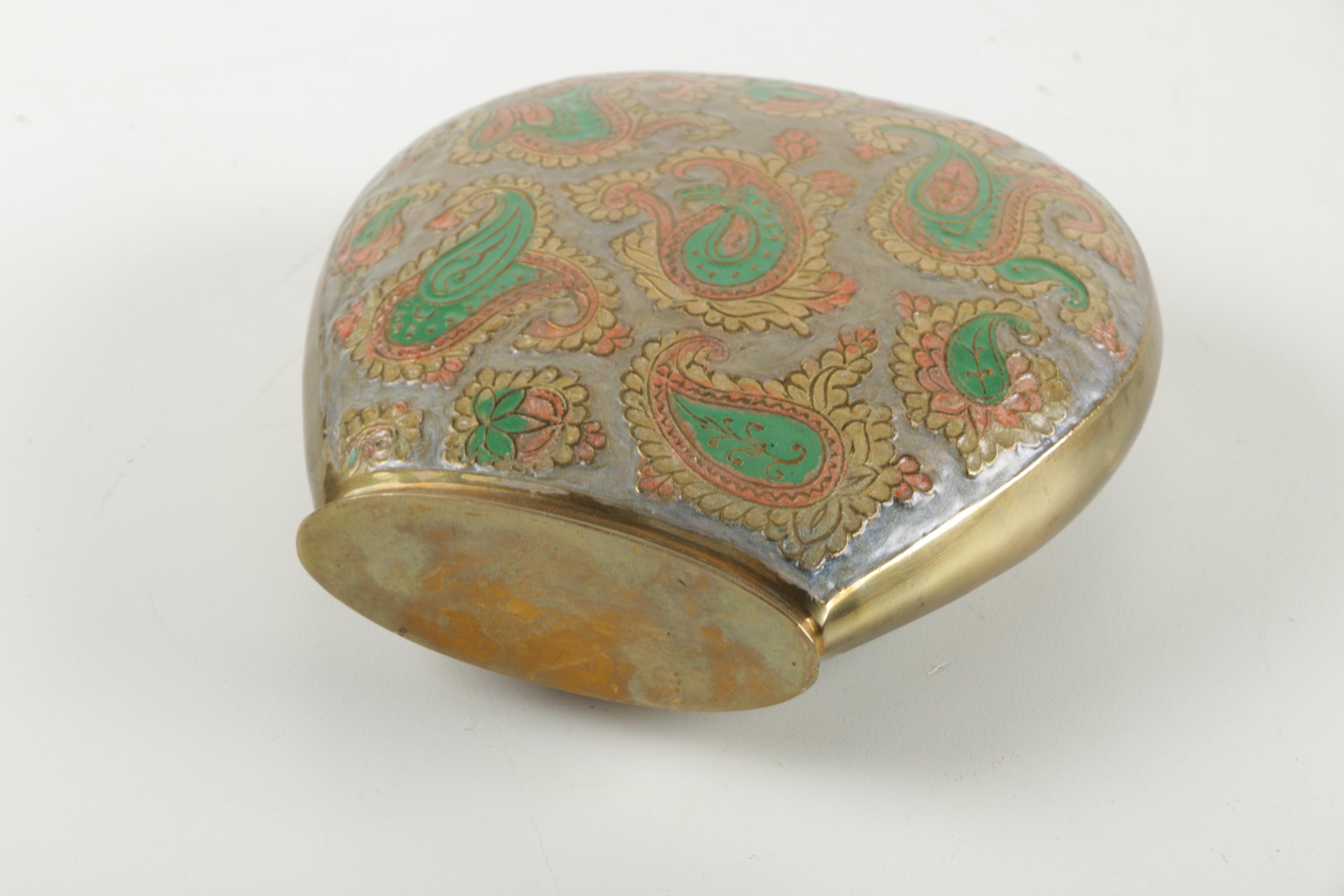 Scrolling and Foliad Pattern Brass Décor