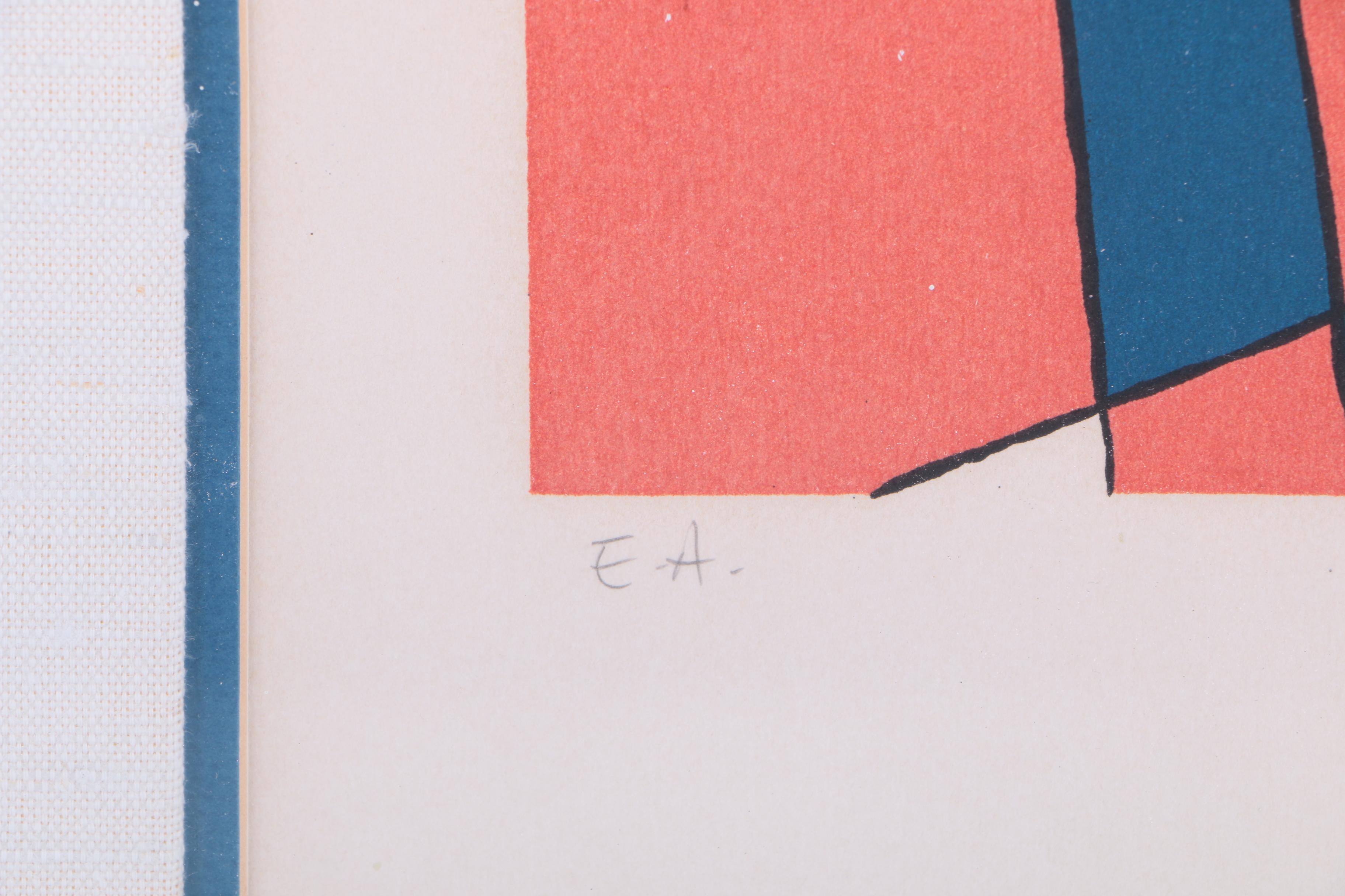 Signed Artist Proof Alexander Calder Lithograph "Balloons"