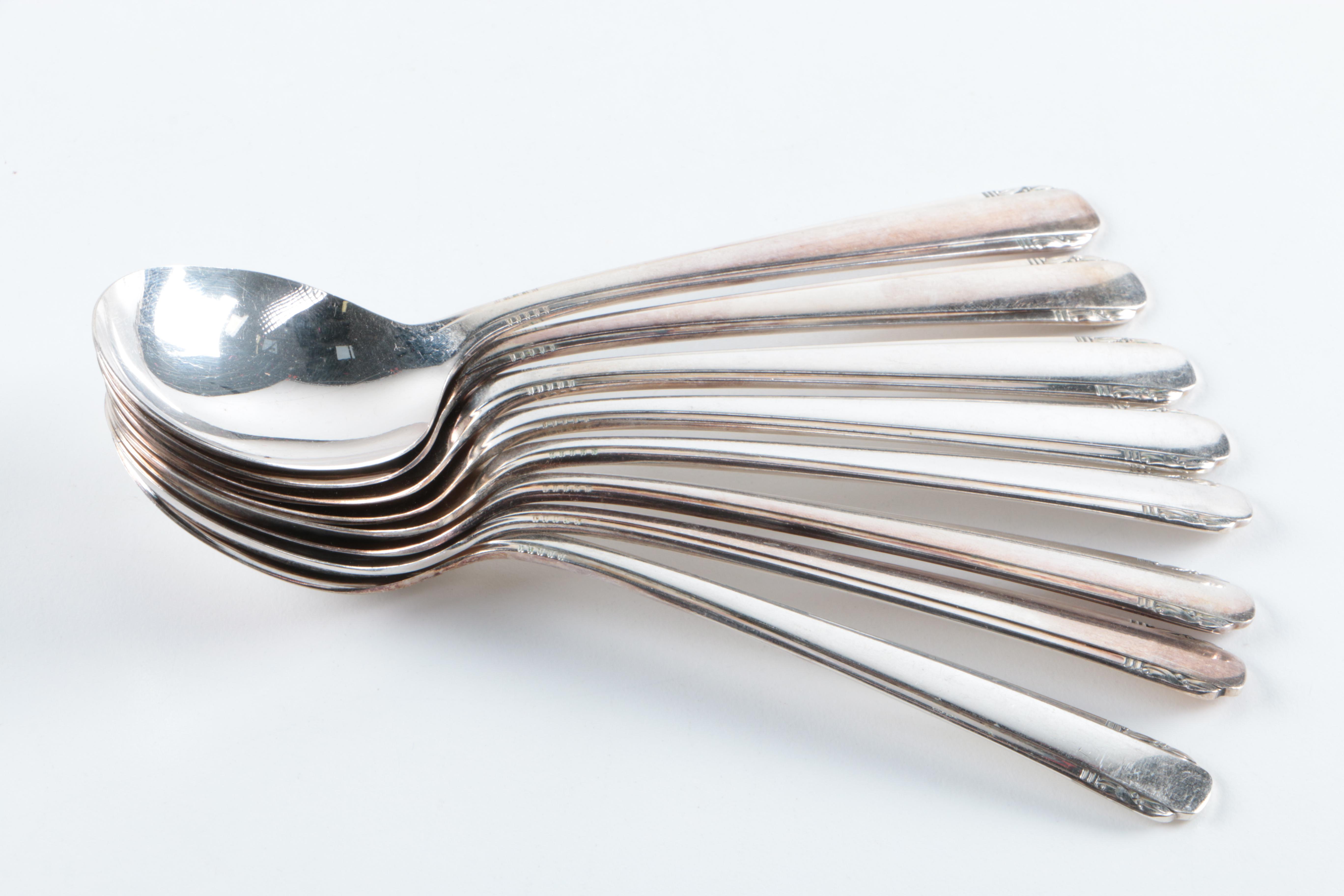 Oneida Community Tudor Plate "Elaine" Silver Plated Flatware Set