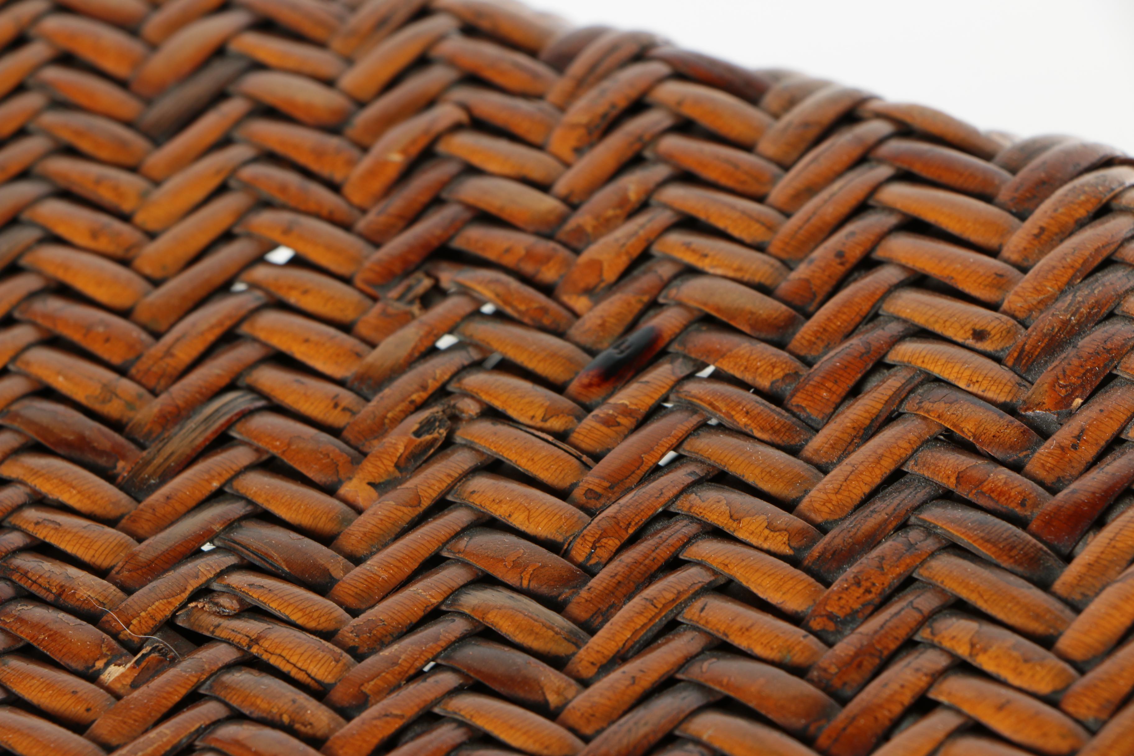 Wooden Rocking Chair with Woven Seat