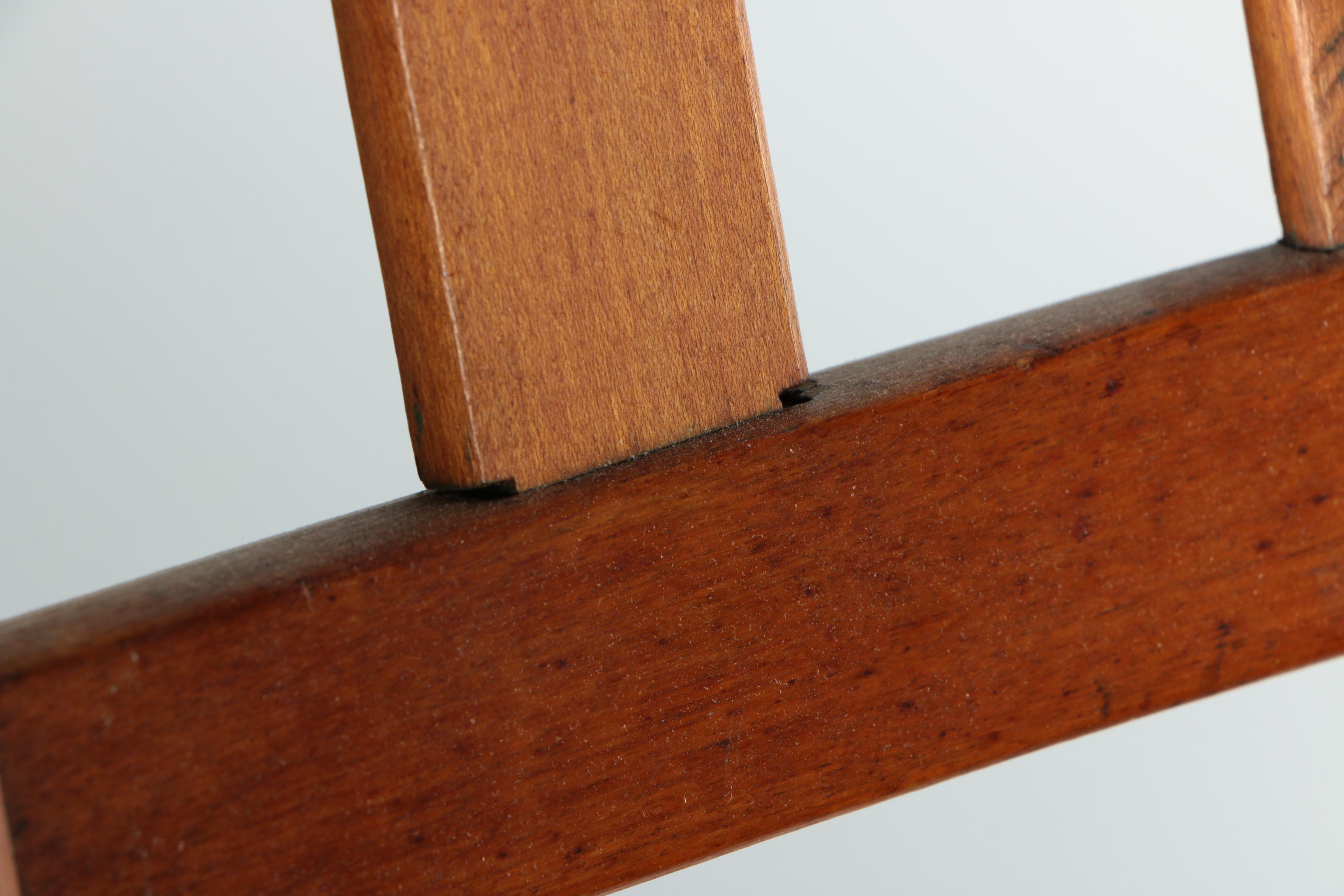 Wooden Rocking Chair with Woven Seat